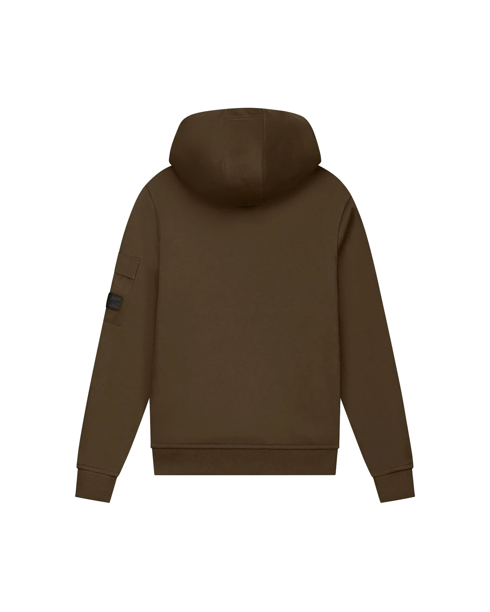 Malelions Junior Nylon Pocket Hoodie - Moss Green