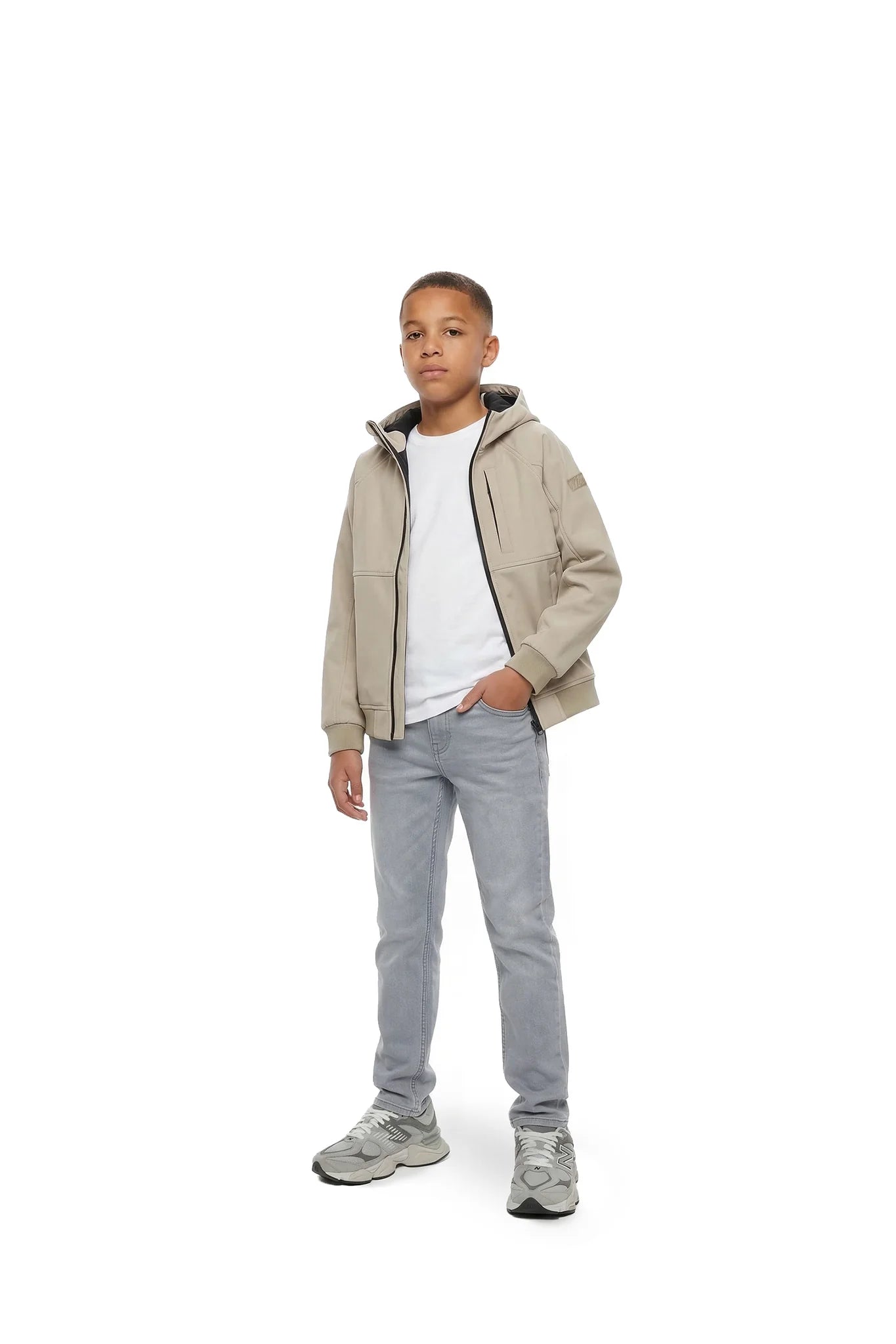 Malelions Junior Softshell Jacket - Beige