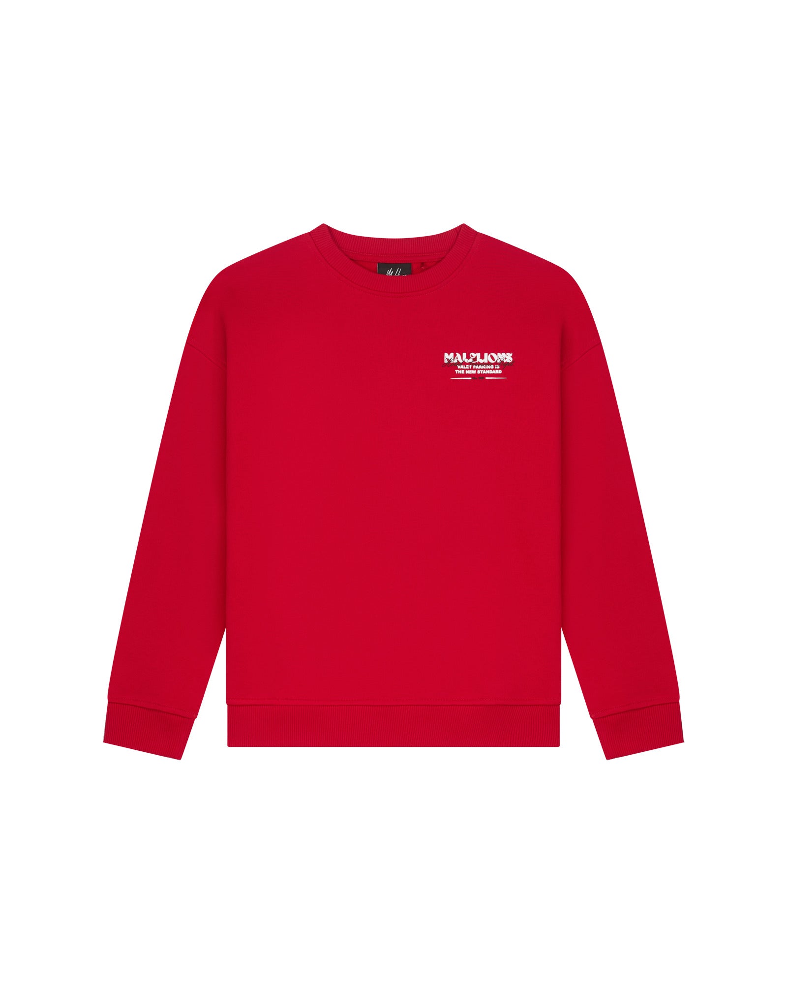 Malelions Junior Relaxed Valet Sweater - Red