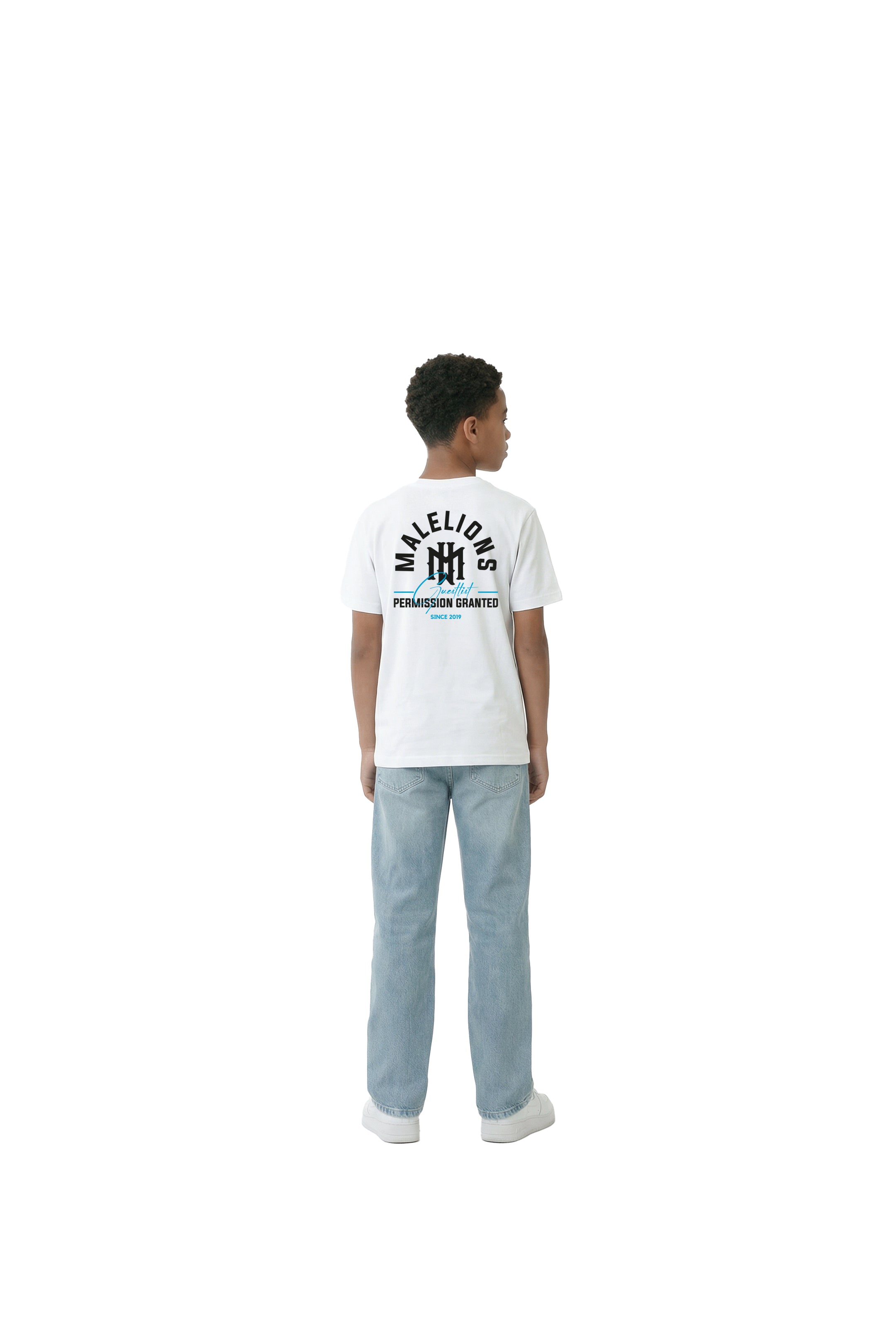 Malelions Junior Icon T-Shirt - White