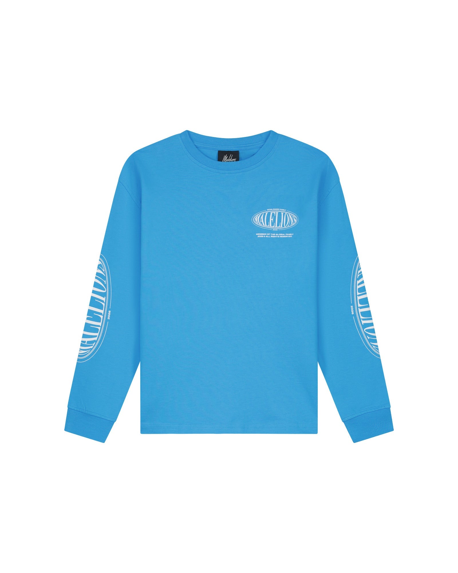 Malelions Junior Relaxed Lifestyle Longsleeve - Blue