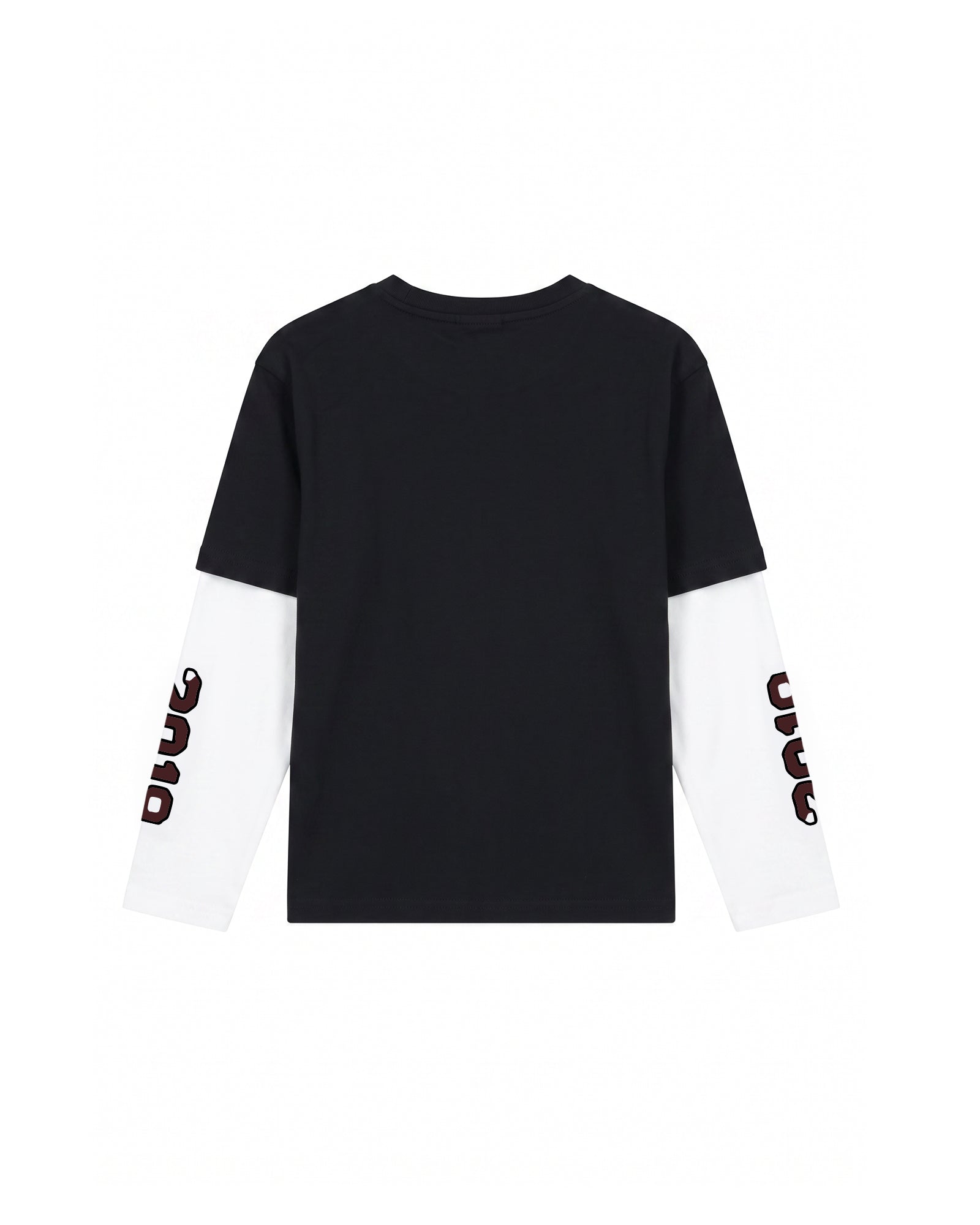 Malelions Junior College Double Layered Longsleeve T-Shirt - Black