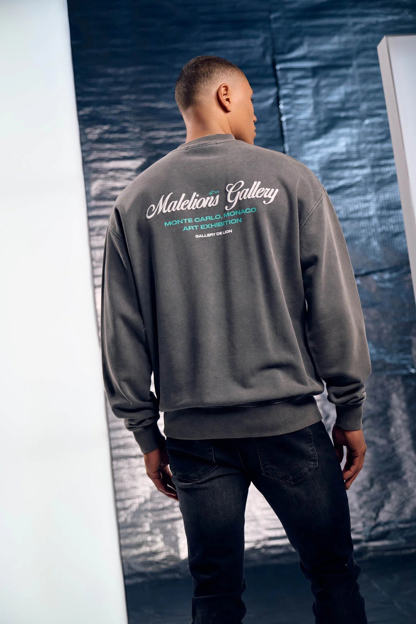 Malelions Gallery Sweater - Acid Wash
