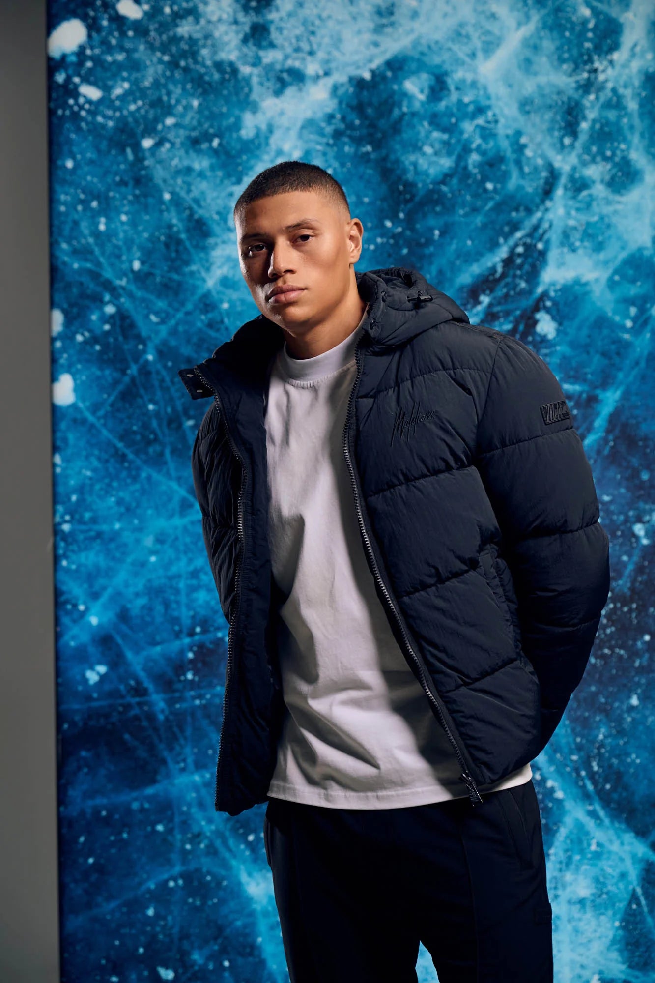 Malelions Donn Puffer Jacket - Black