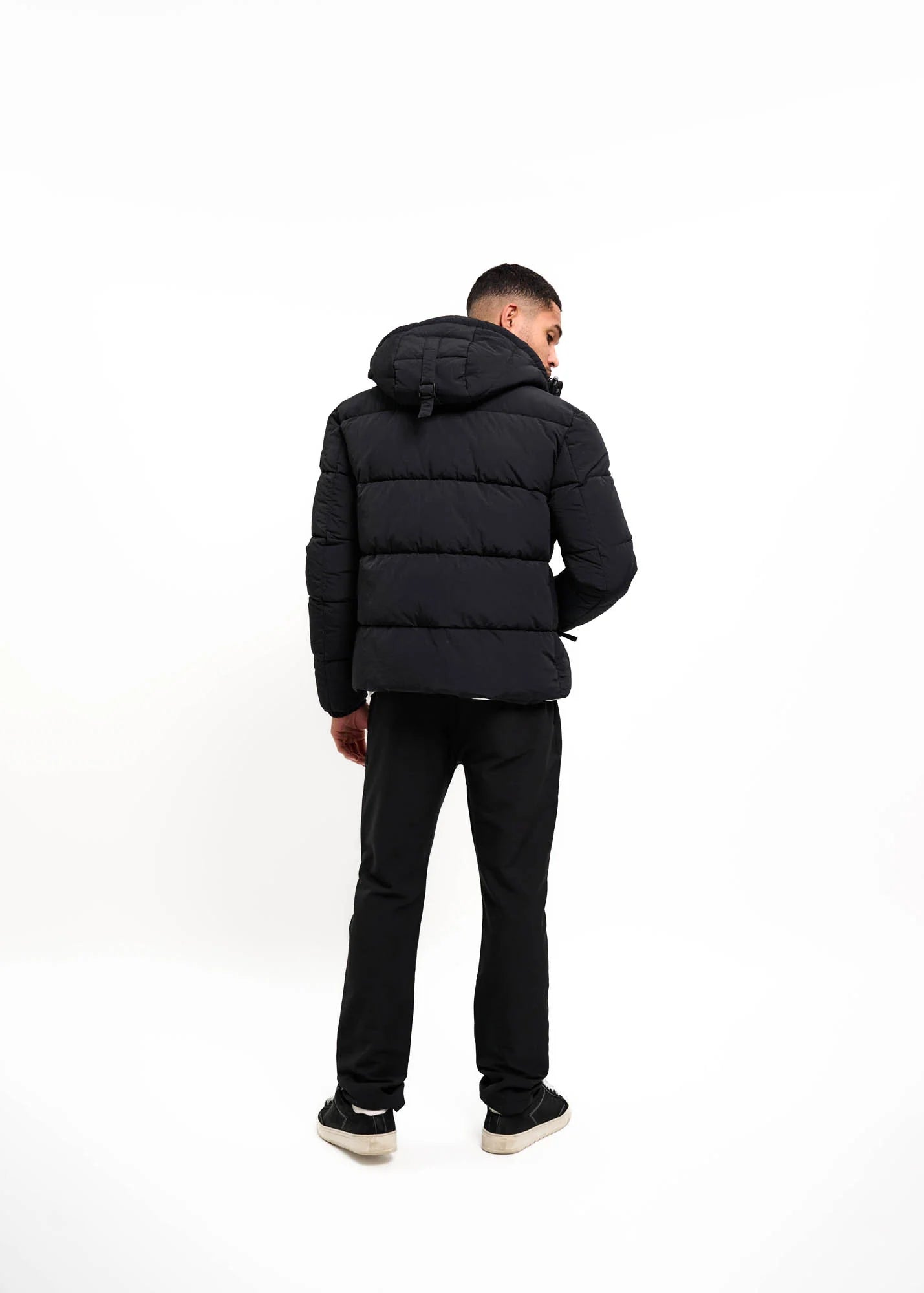Malelions Donn Puffer Jacket - Black