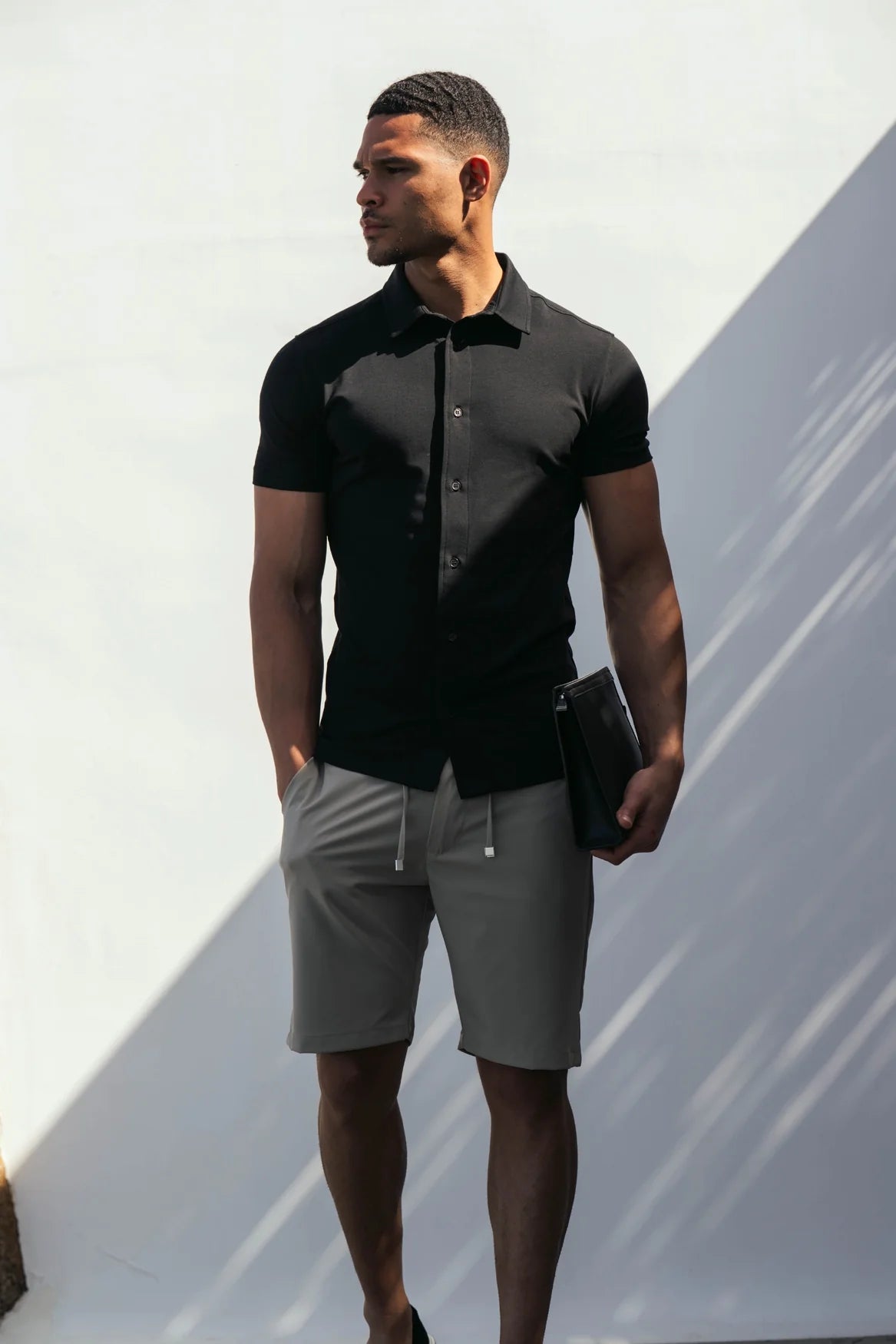 Malelions Casual Chino Short- Taupe