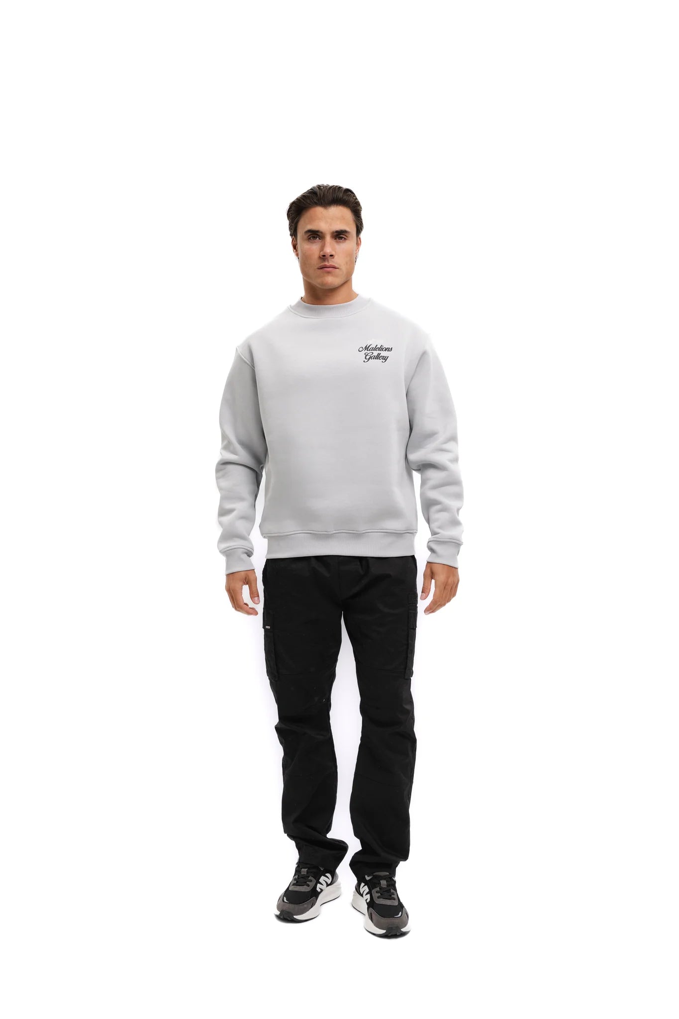 Malelions Gallery Sweater - Ocean Grey