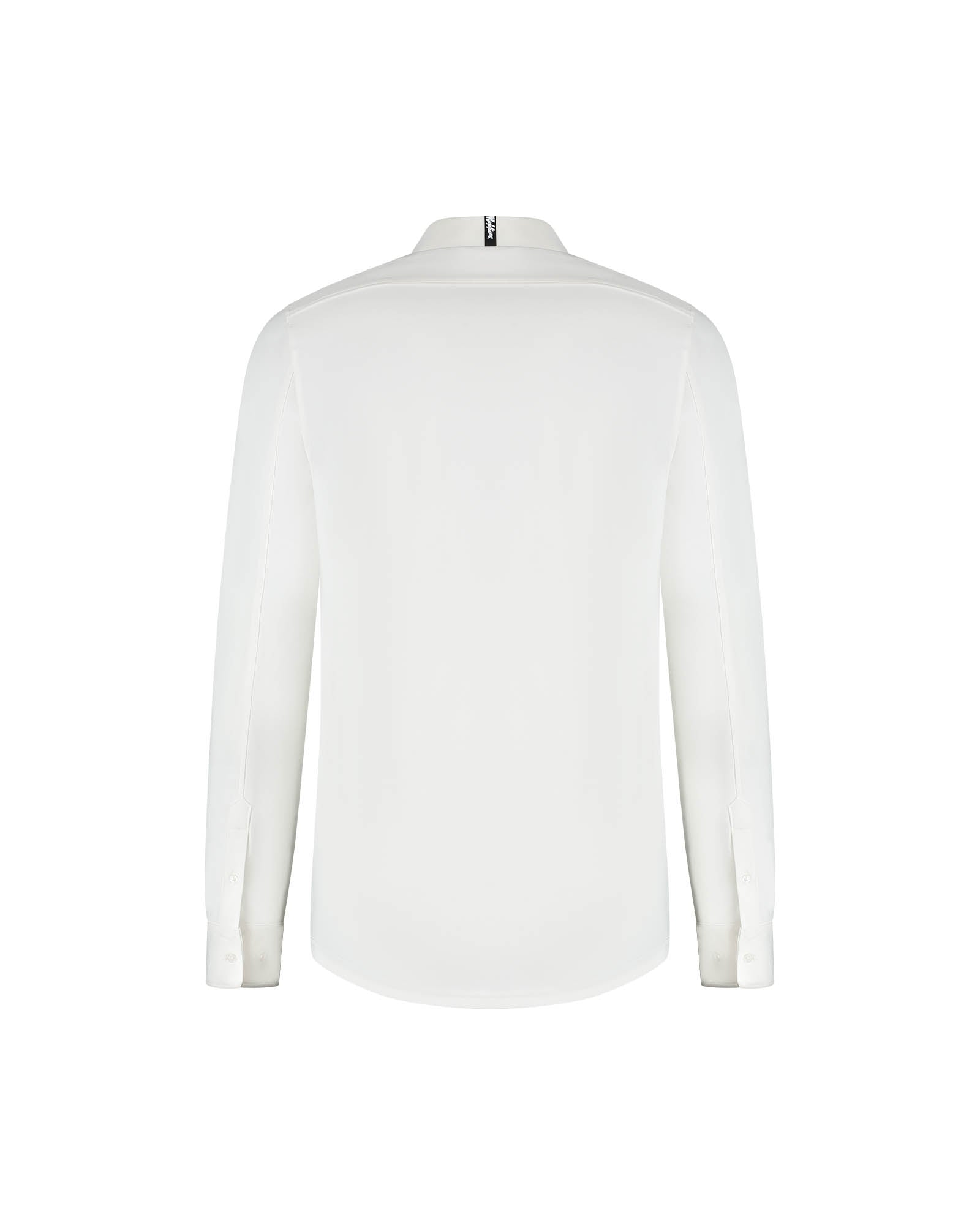Malelions Men Stretch Shirt- White