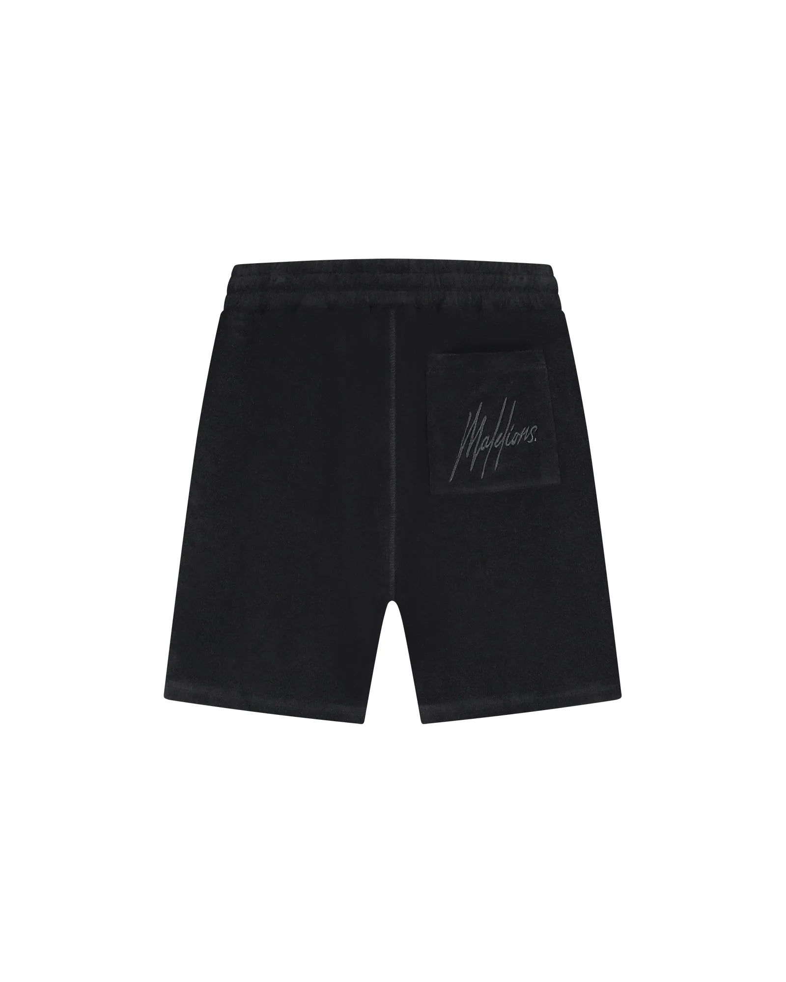 Malelions Signature Towelling Short- Black