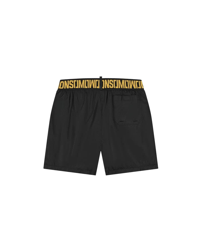 Malelions Venetian Swim Short- Black