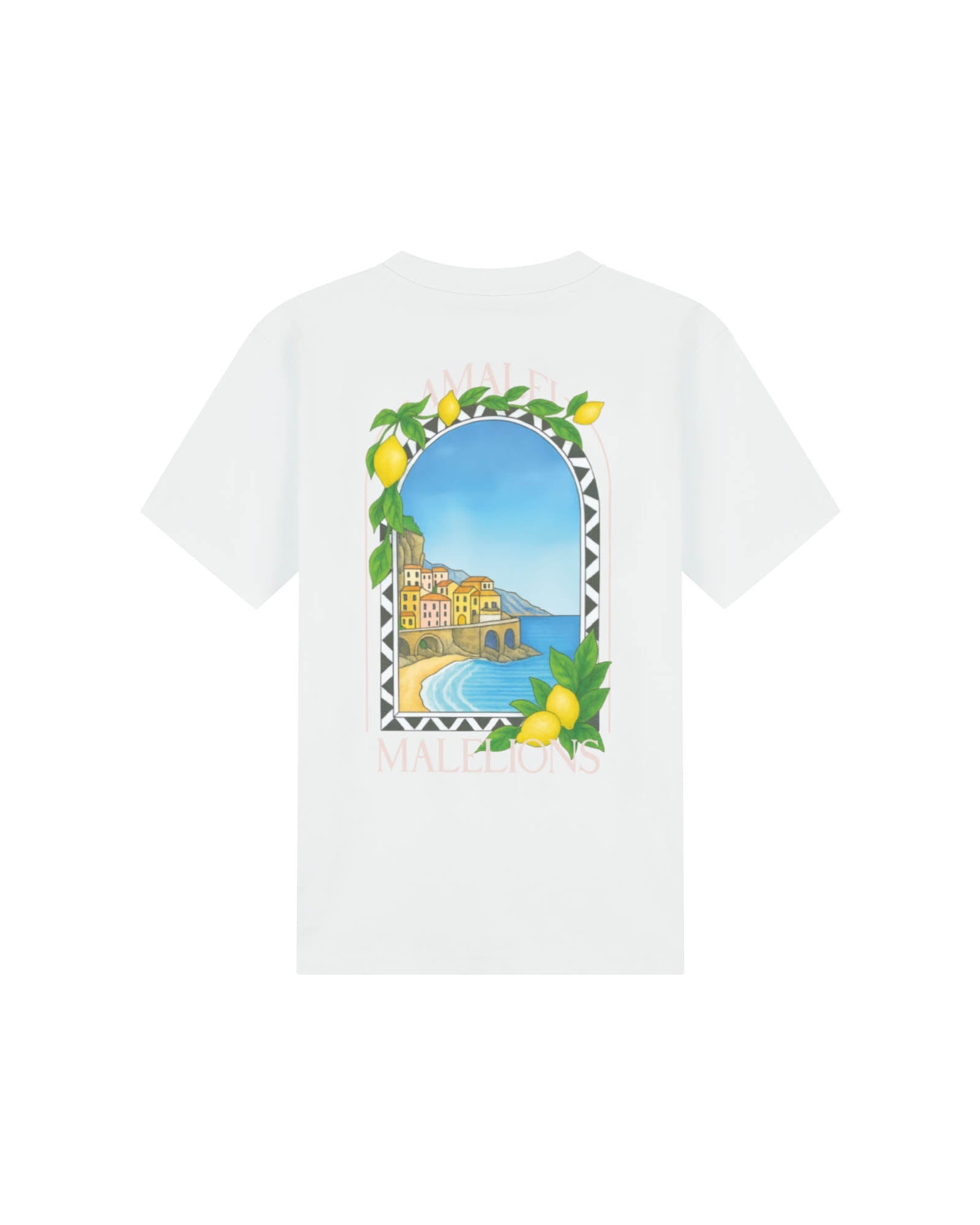 Malelions Men Amalfi Window T-Shirt- White