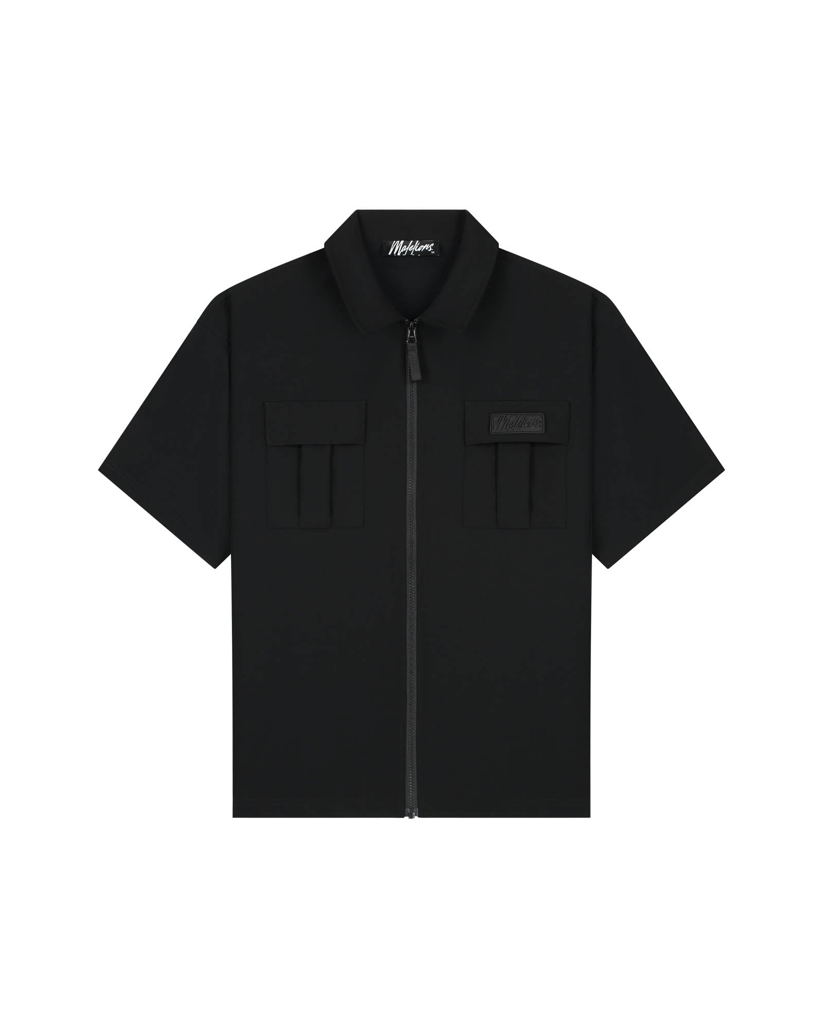 Malelions Men Capri Zip Shirt- Black