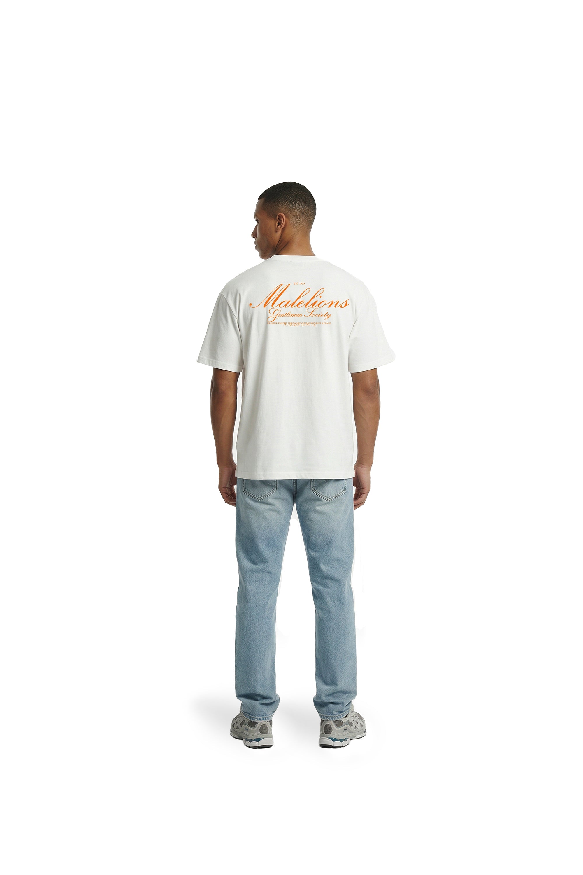 Malelions Society T-Shirt- Off-White