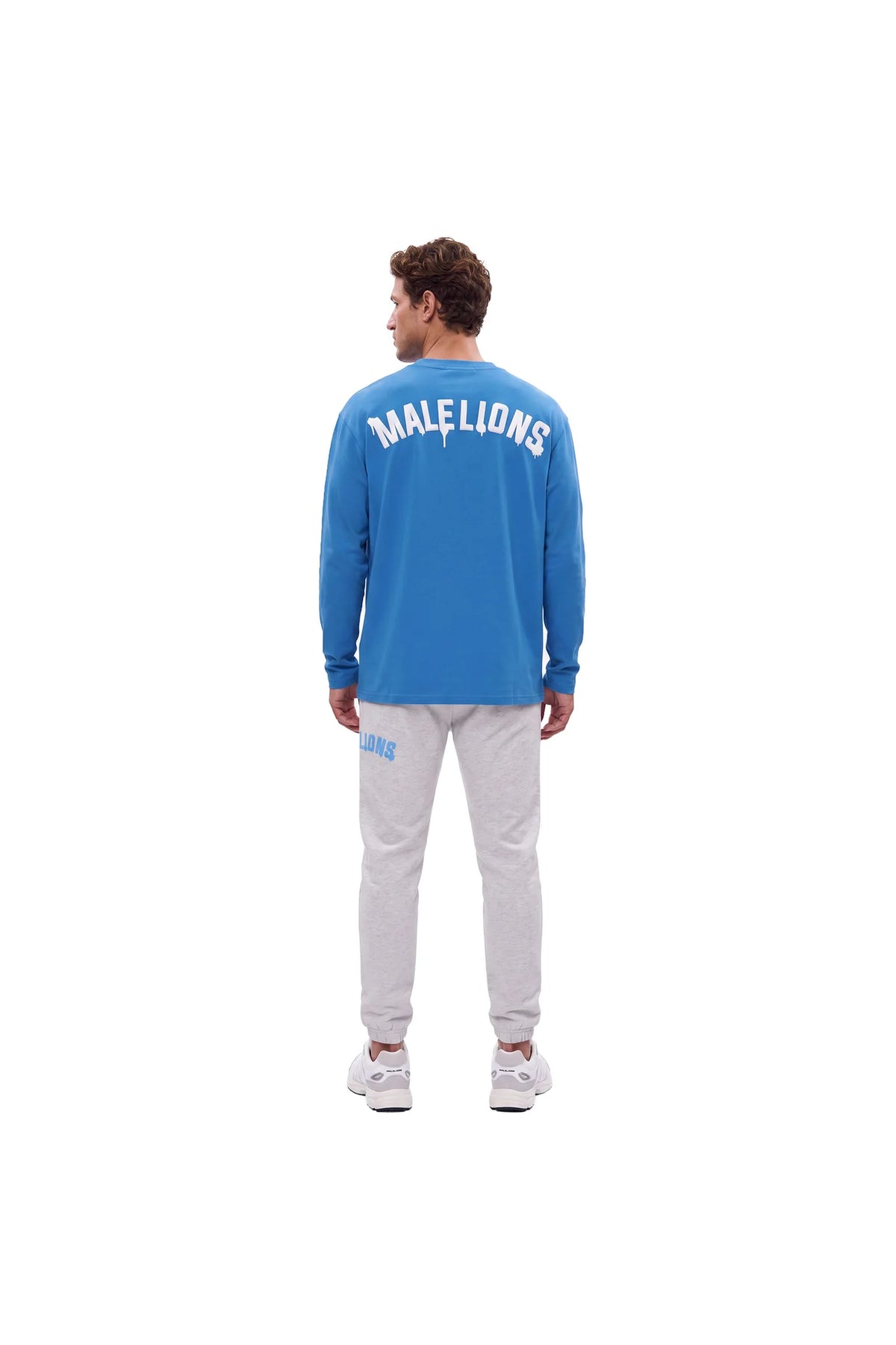 Malelions Men Society Club Longsleeve - Electric Blue