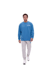 Malelions Men Society Club Longsleeve - Electric Blue