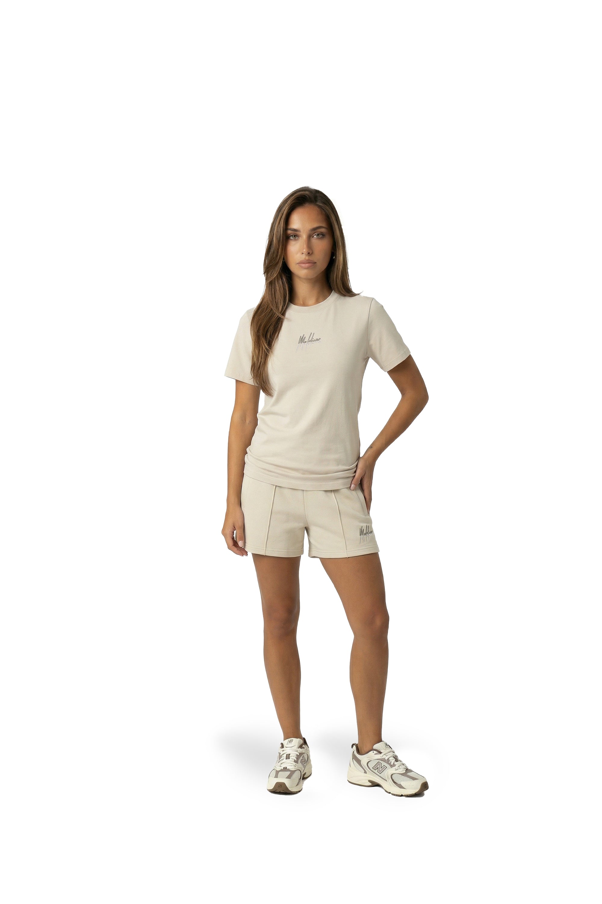 Malelions Women Kiki T-shirt - Zand