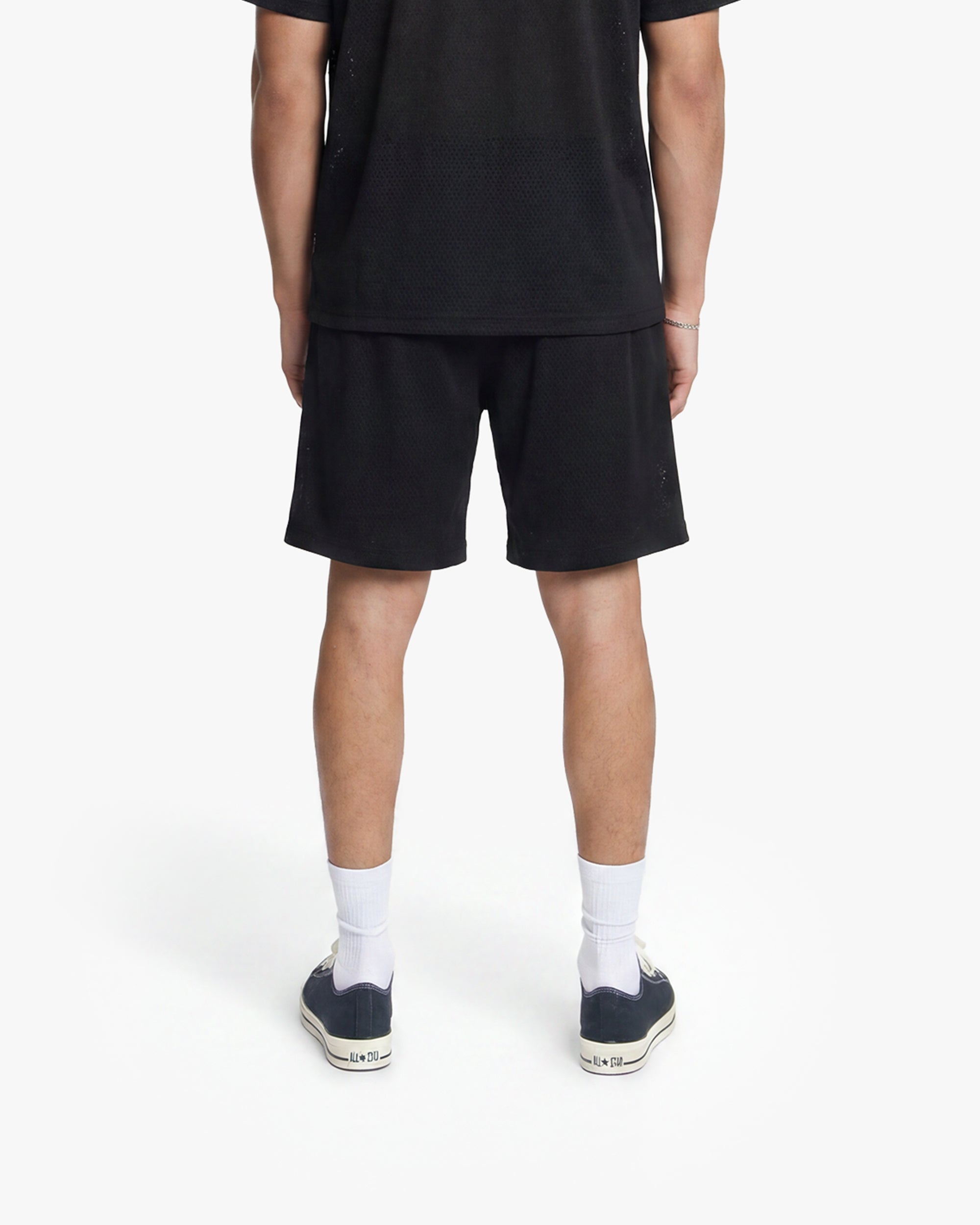Croyez Mesh Atelier Shorts- Black