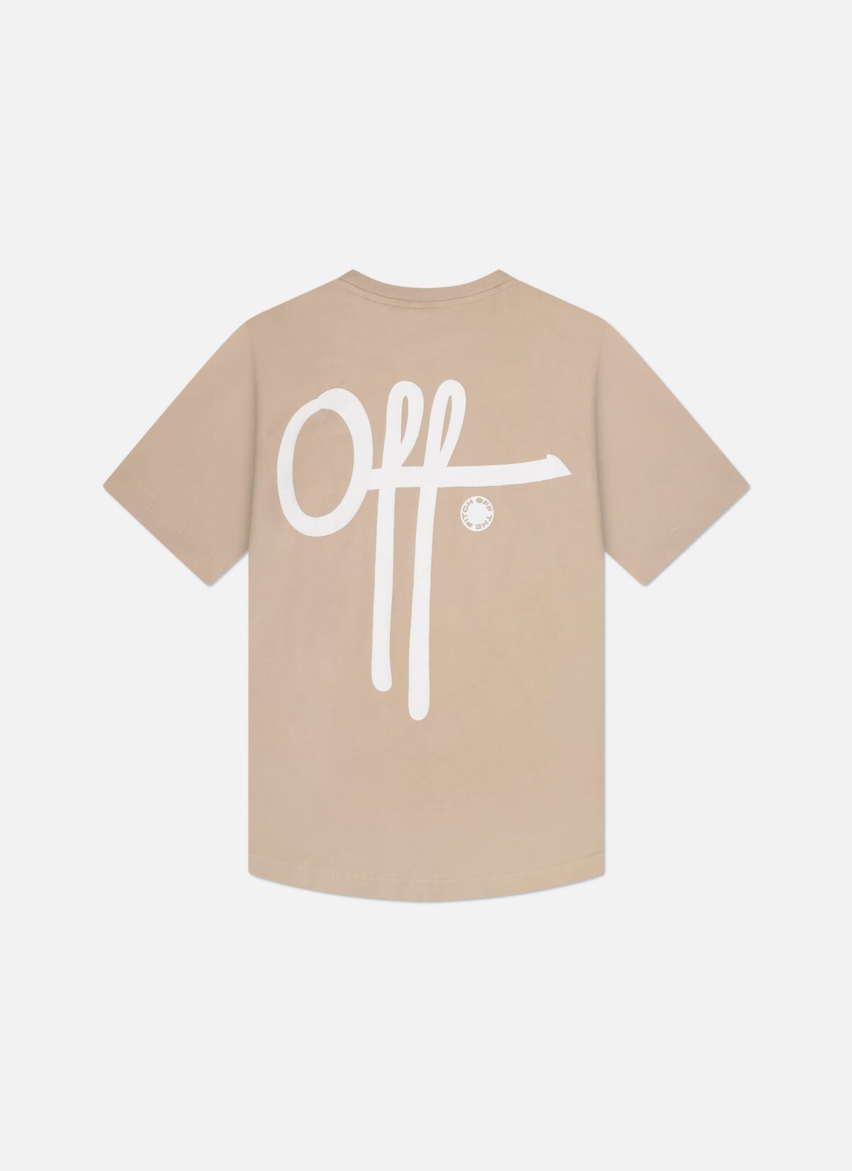 Off The Pitch Fullstop Slim Tee- Sand