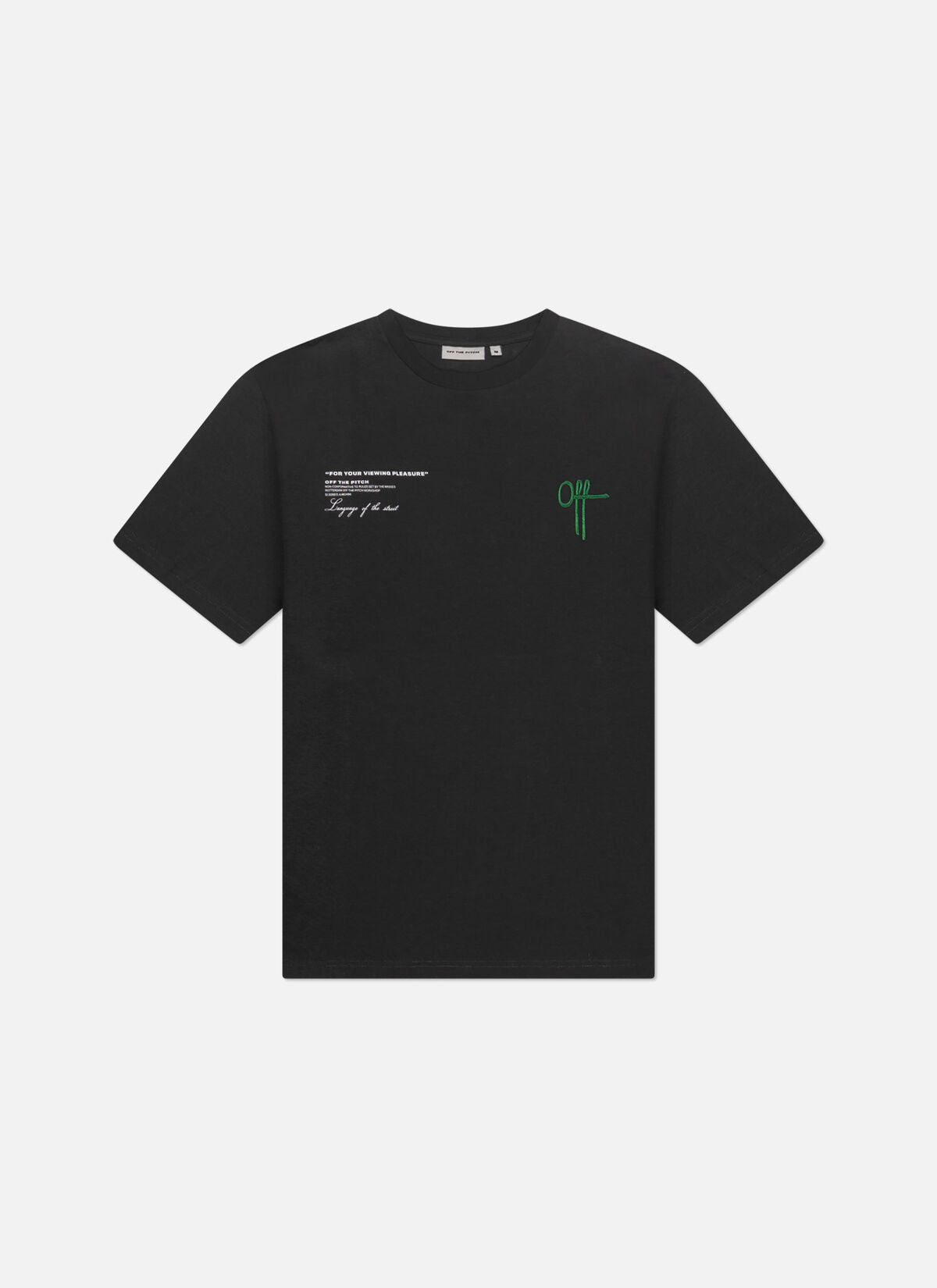 Off The Pitch Neo Regular Tee- Black