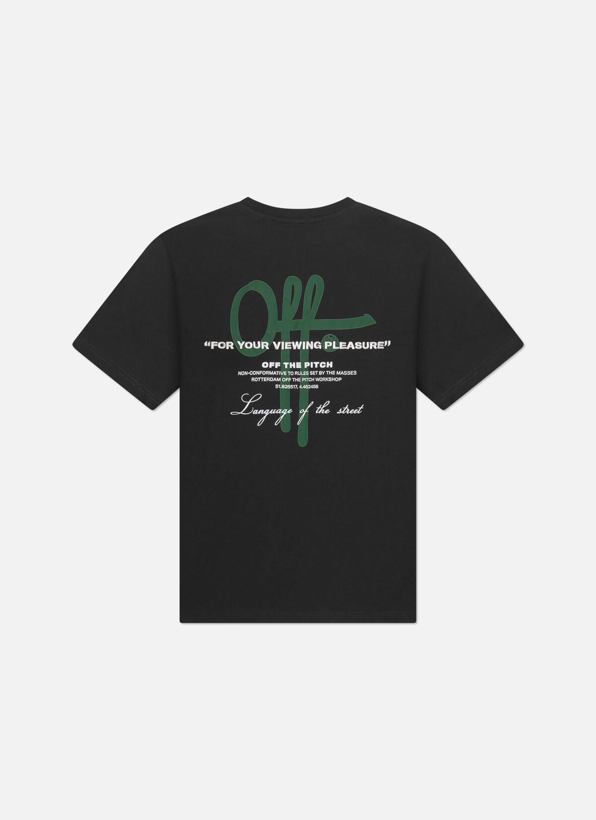 Off The Pitch Neo Regular Tee- Black