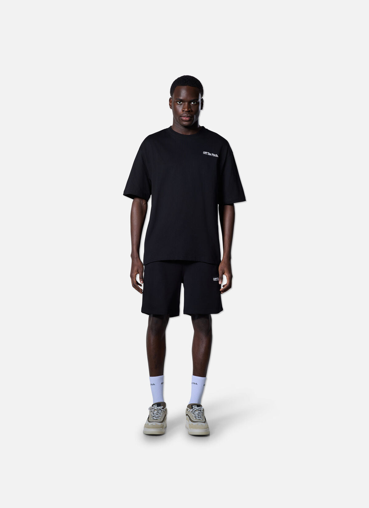 Off The Pitch Wardrobe Essential Tee- Black