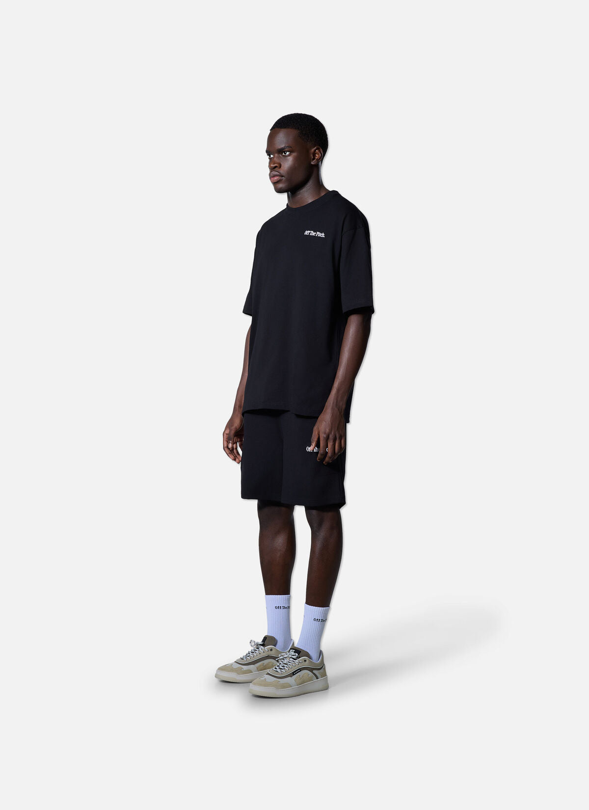 Off The Pitch Wardrobe Essential Tee- Black