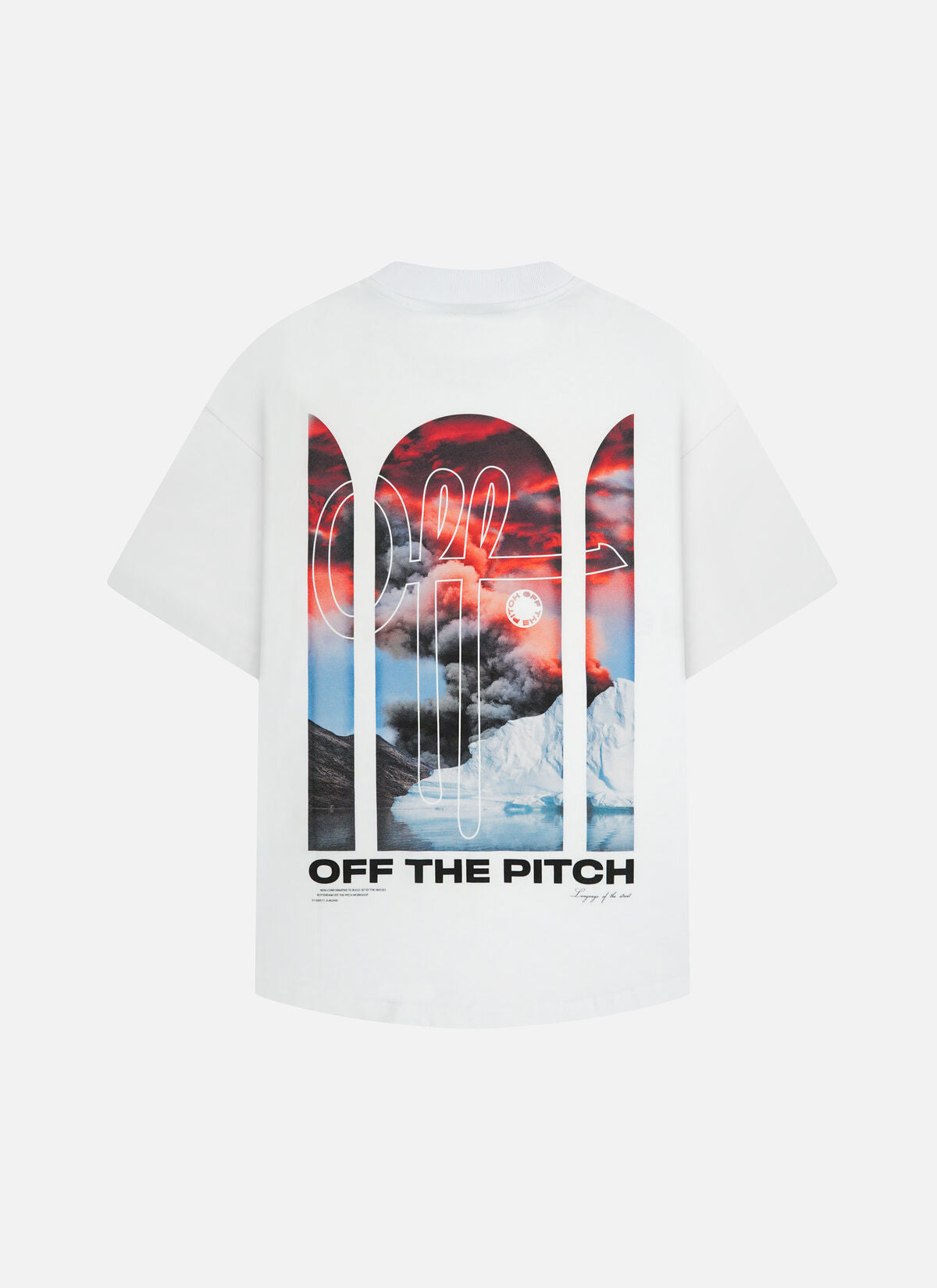 Off The Pitch Blaze Oversized Tee- White