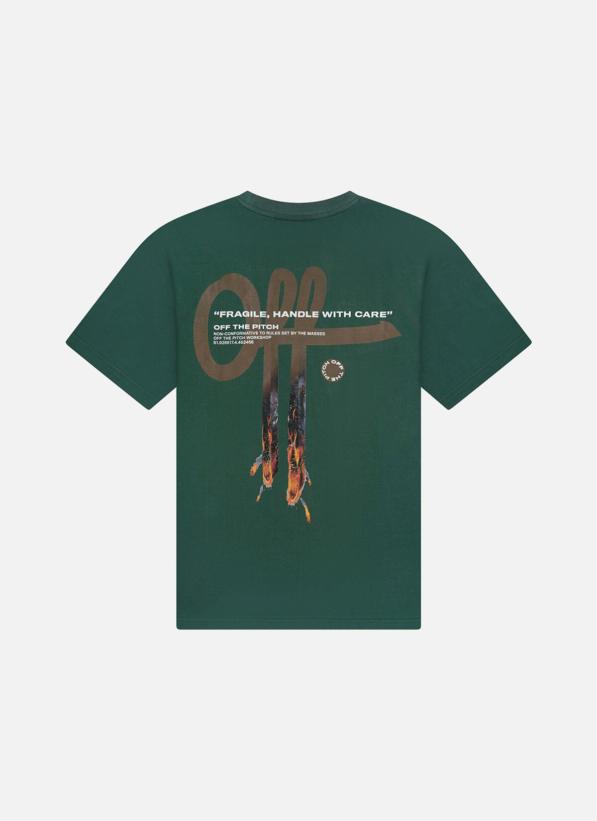 Off The Pitch Blast Regular Tee- Green