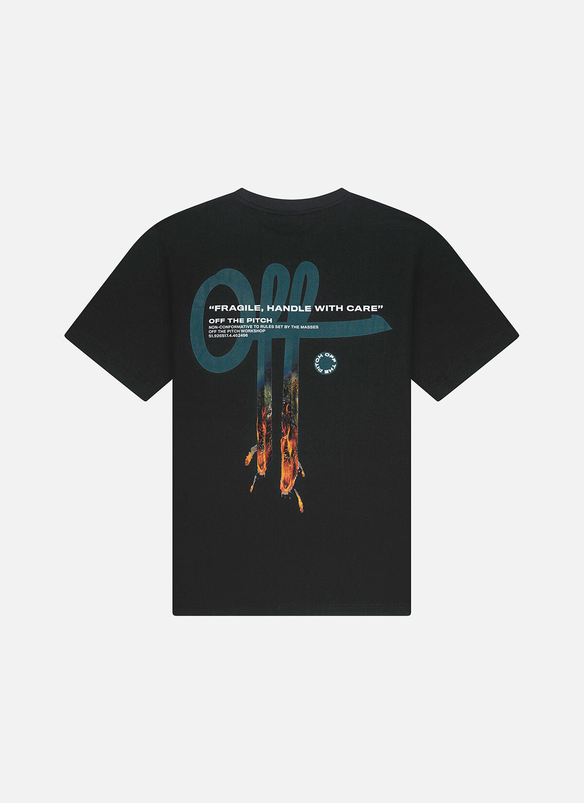 Off The Pitch Blast Regular Tee- Black