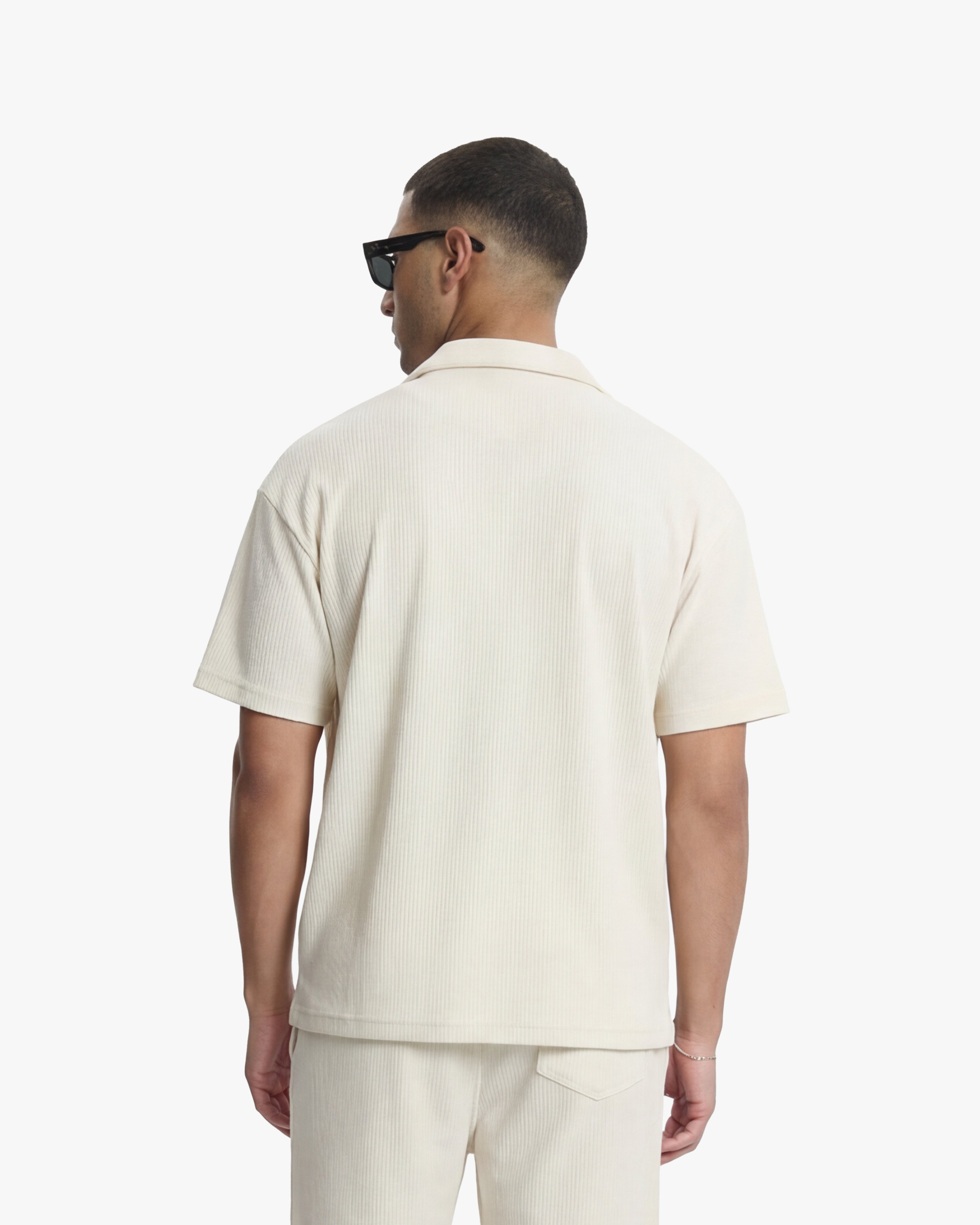 Croyez Plisse Shirt- Off-White