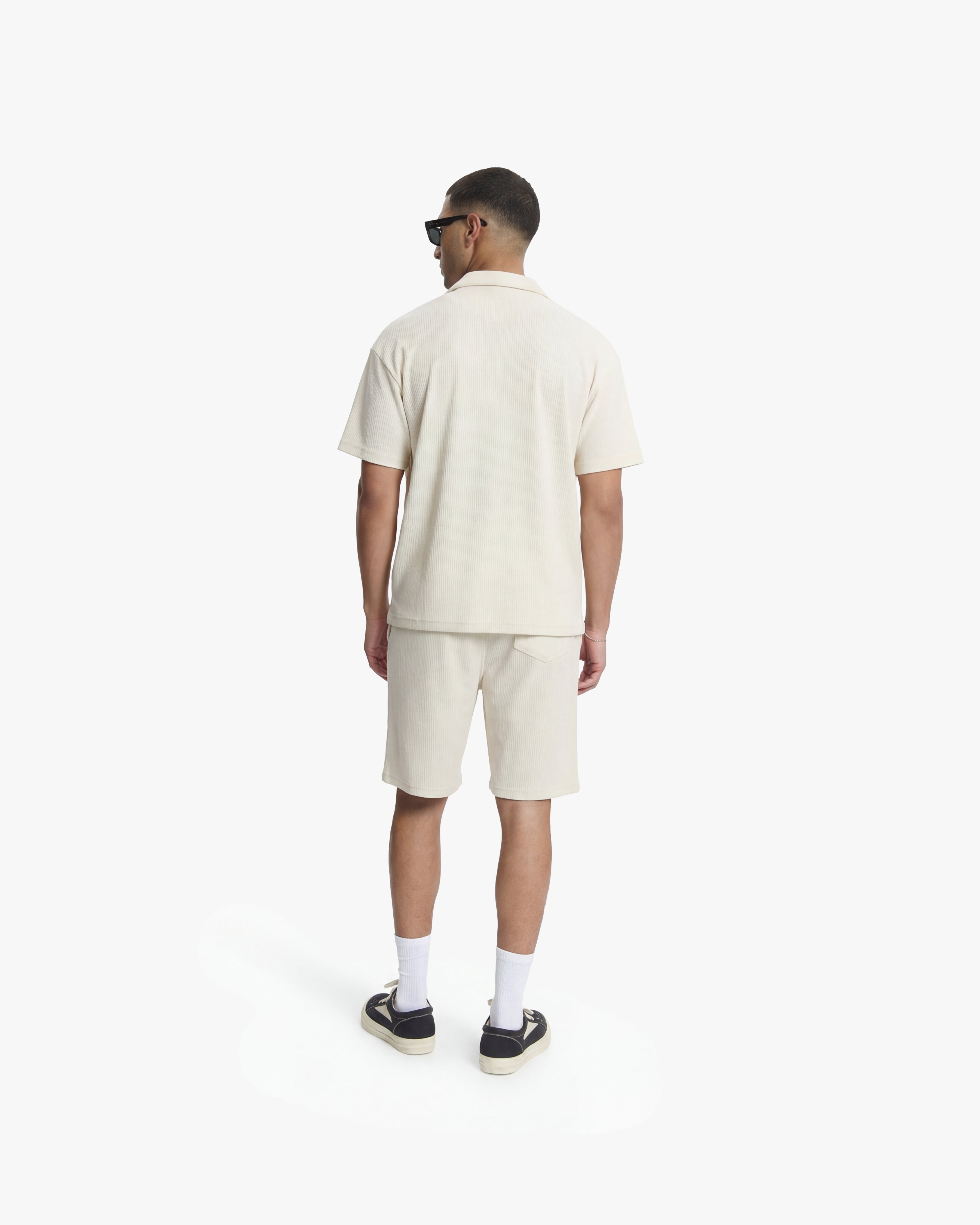 Croyez Plisse Shirt- Off-White