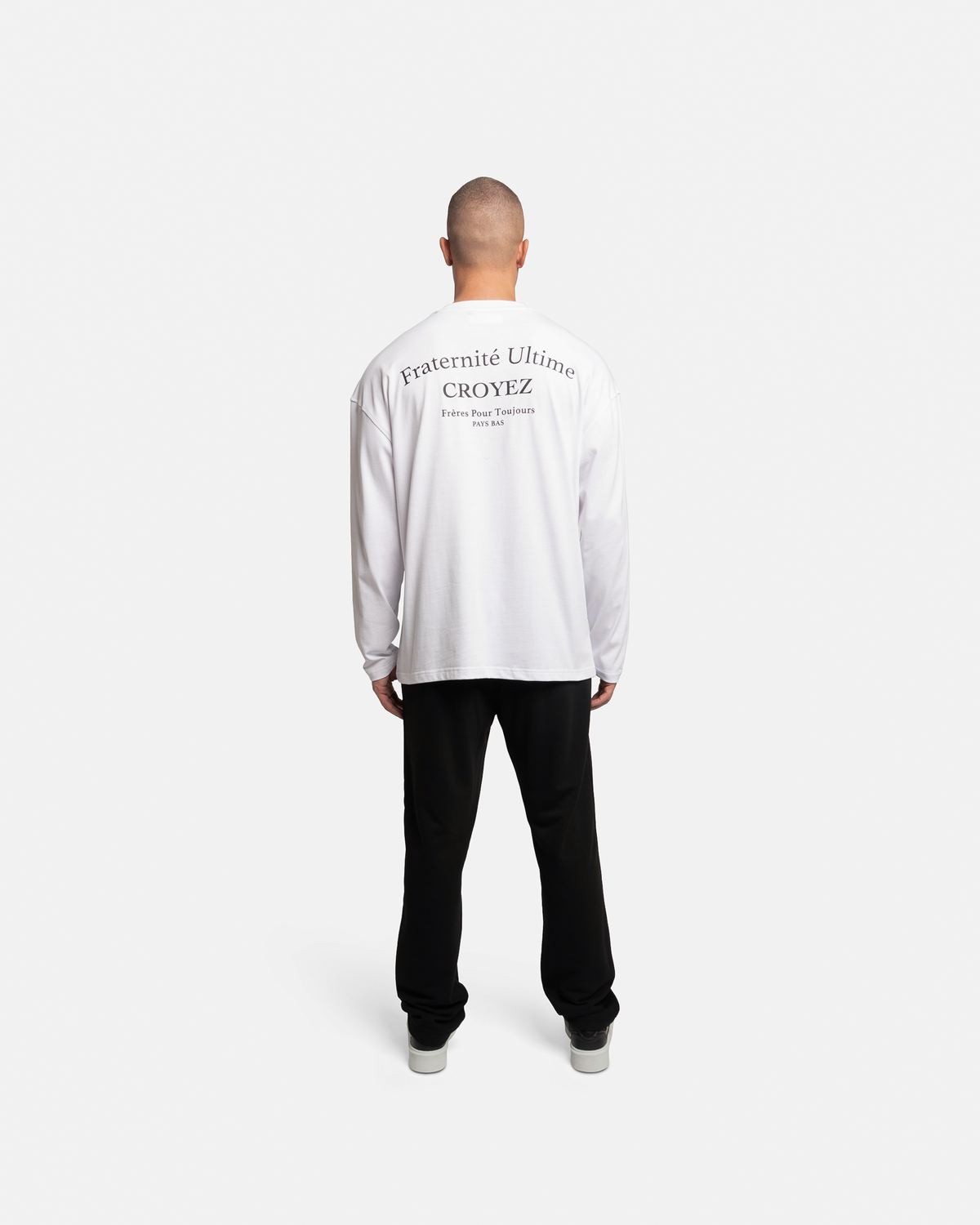 Croyez Fraternite Longsleeve T-Shirt- White