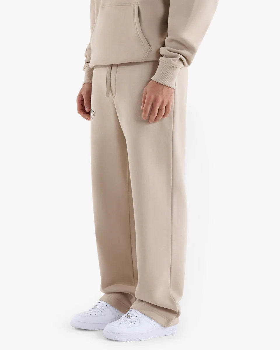 Saint Blanc Top Stitch Loose Jogger- Feather Grey