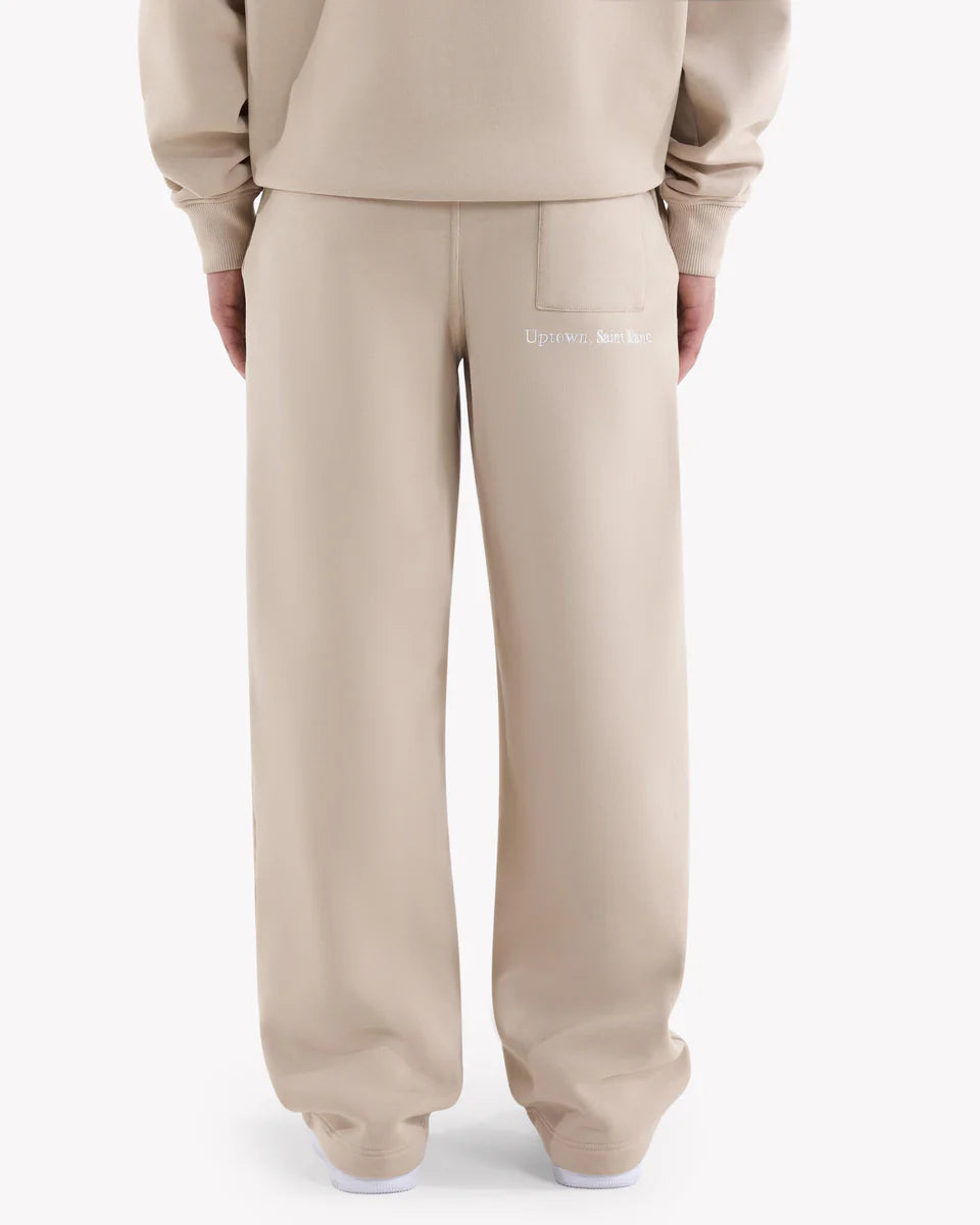 Saint Blanc Top Stitch Loose Jogger- Feather Grey