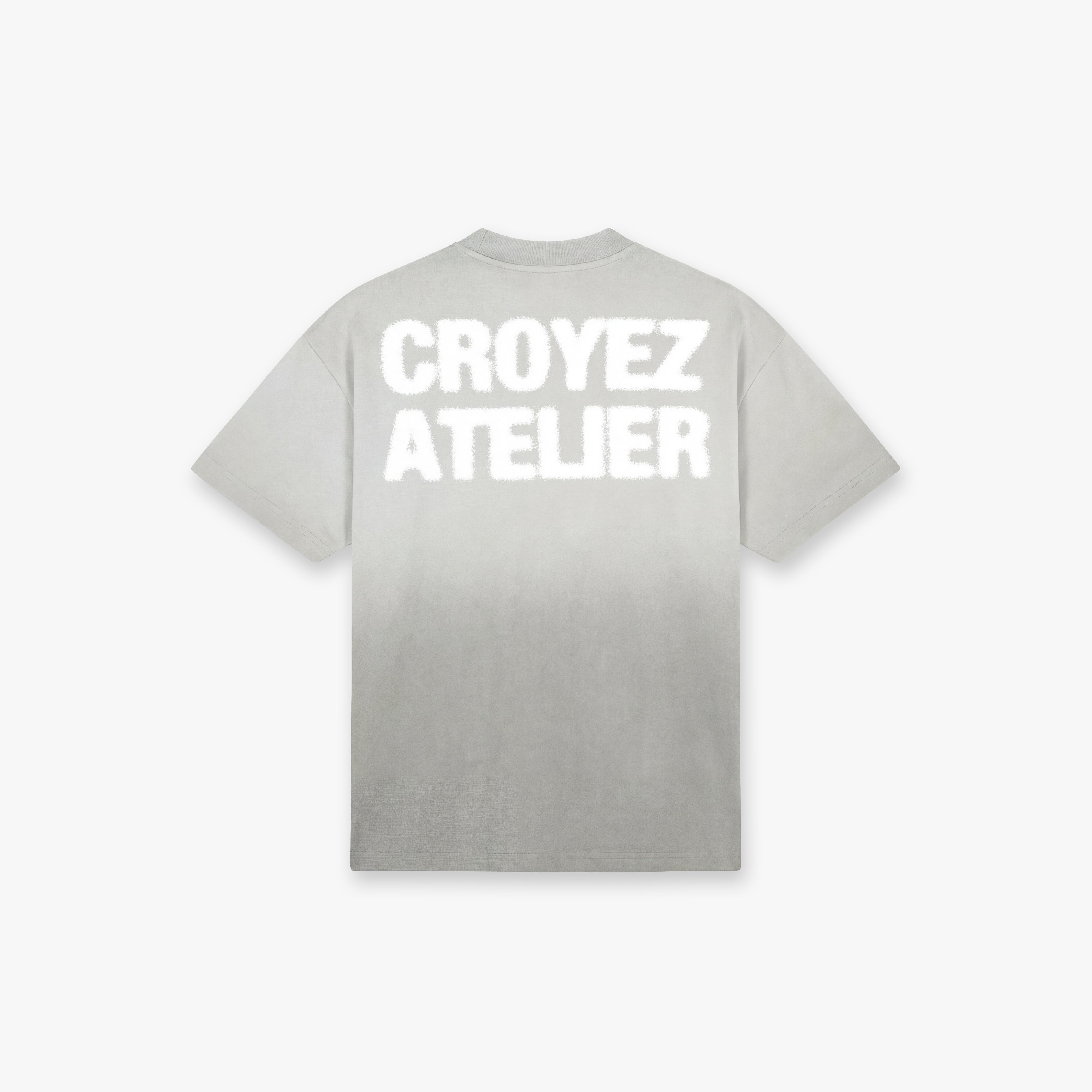 Croyez Sprayed Atelier T-Shirt- Light Grey