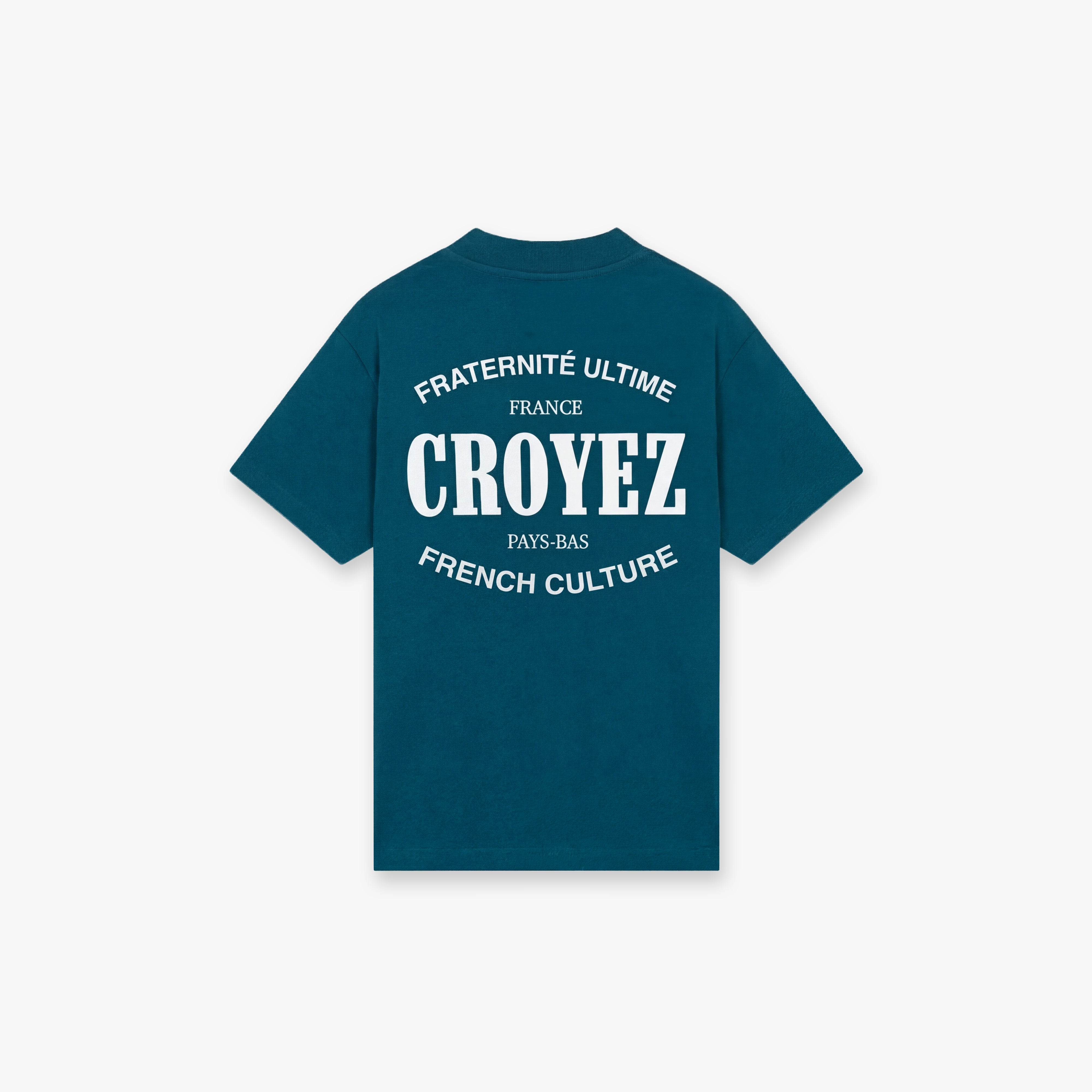 Croyez Stamp T-Shirt- Dark Teal
