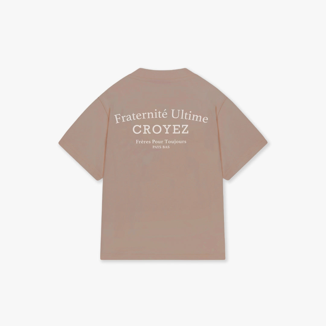Croyez Mini Fraternite T-shirt- Sand