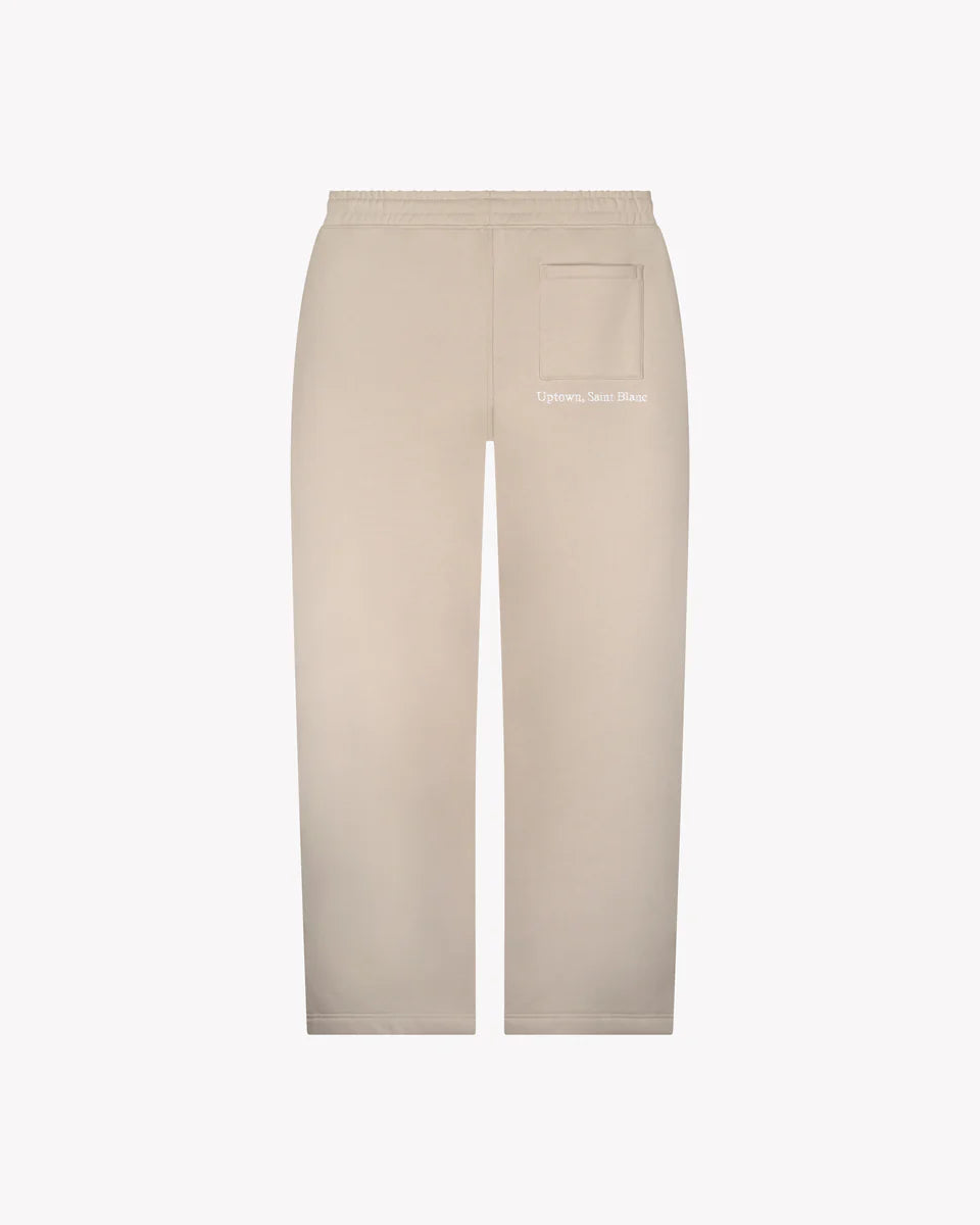 Saint Blanc Top Stitch Loose Jogger- Feather Grey