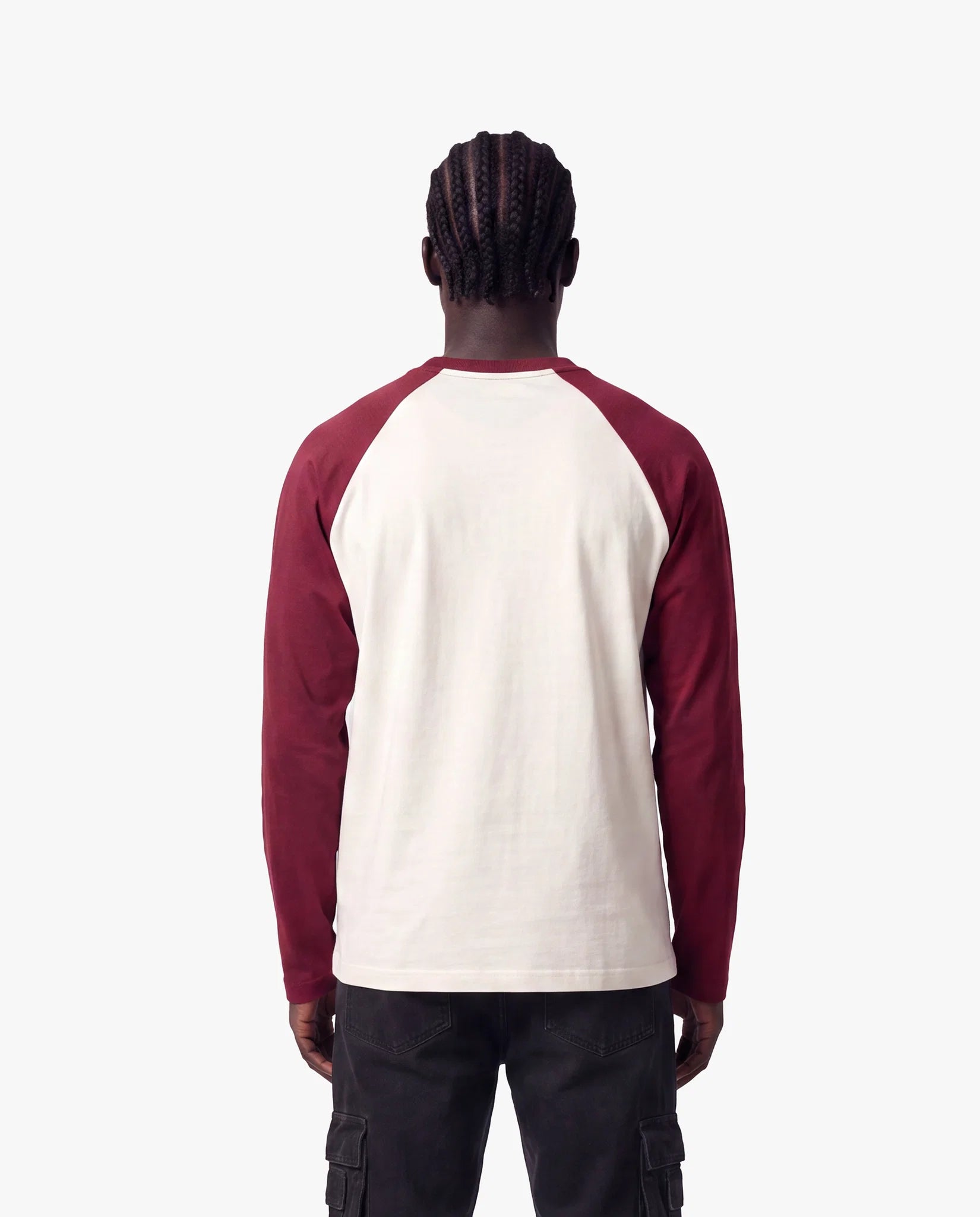 Croyez Two Tone Longsleeve- Off White/Cherry