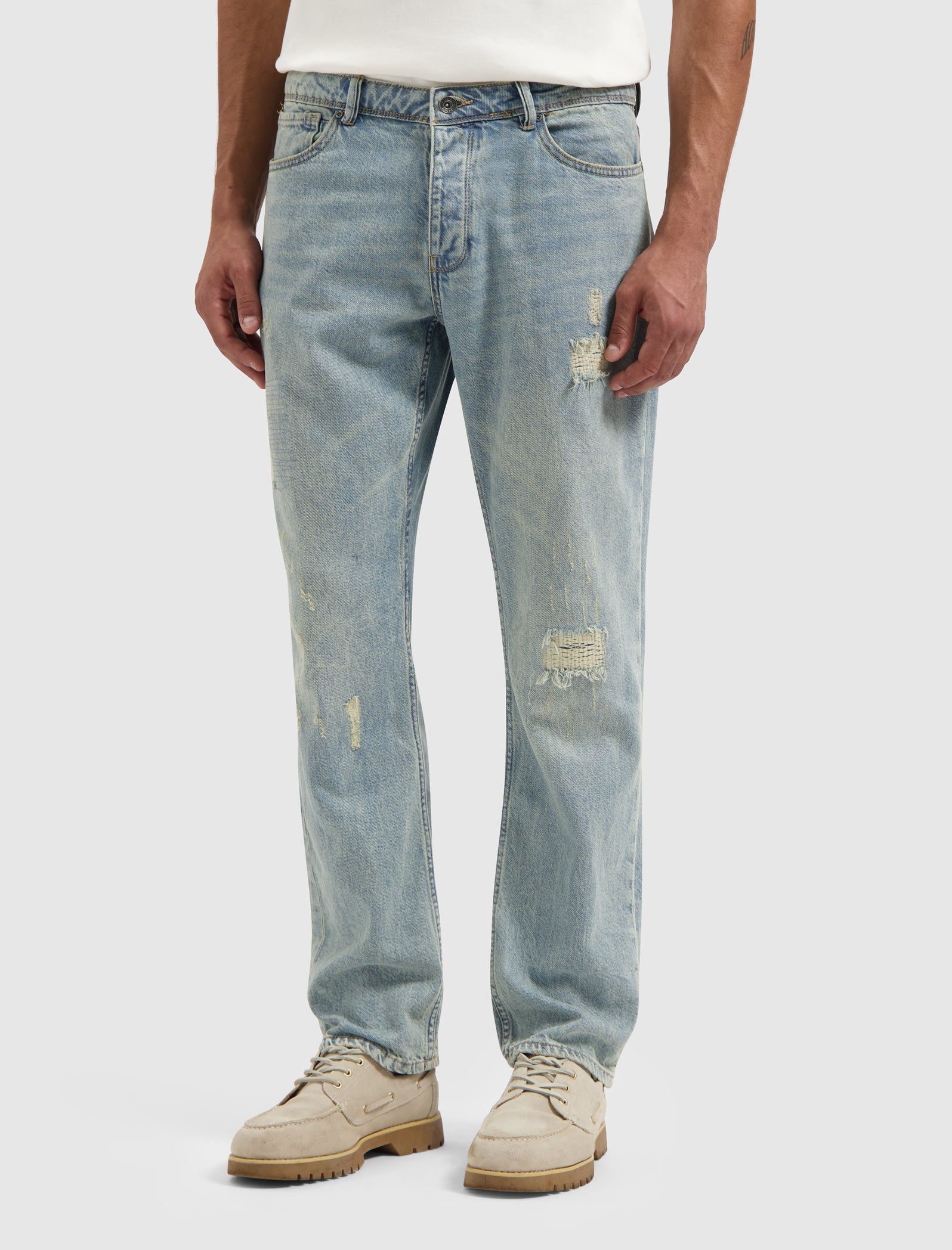 The Eric W1684 Regular Fit Jeans - Denim Blue Green