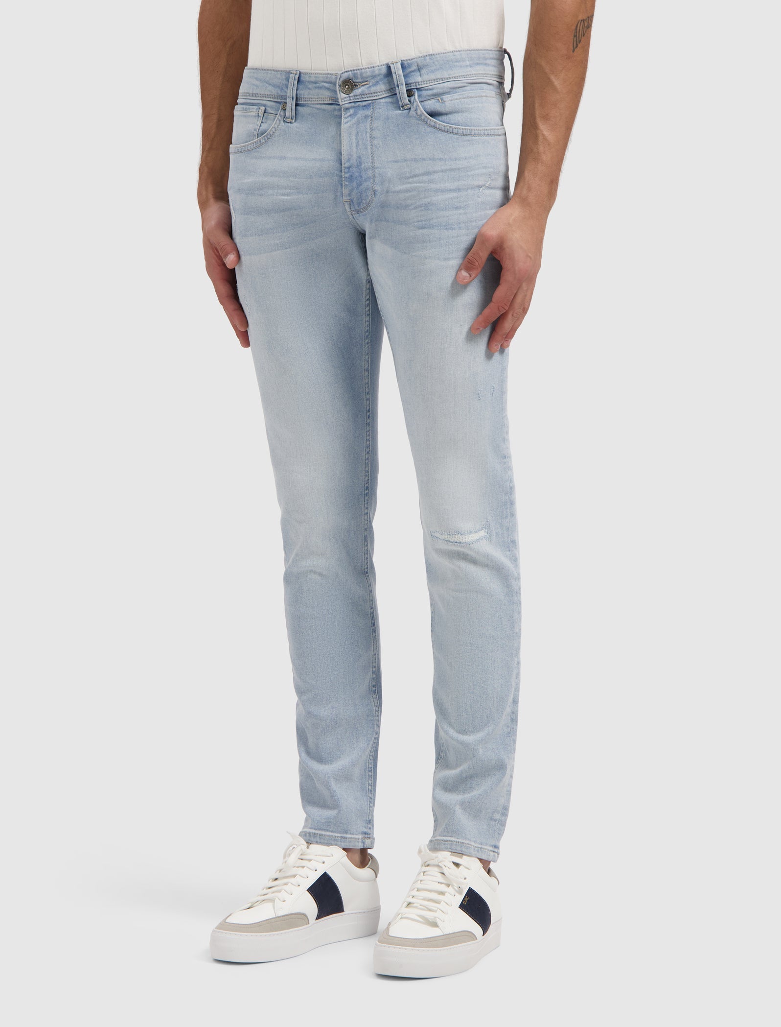 The Jone W1661 2.0 Skinny Fit Jeans - Denim Light Grey