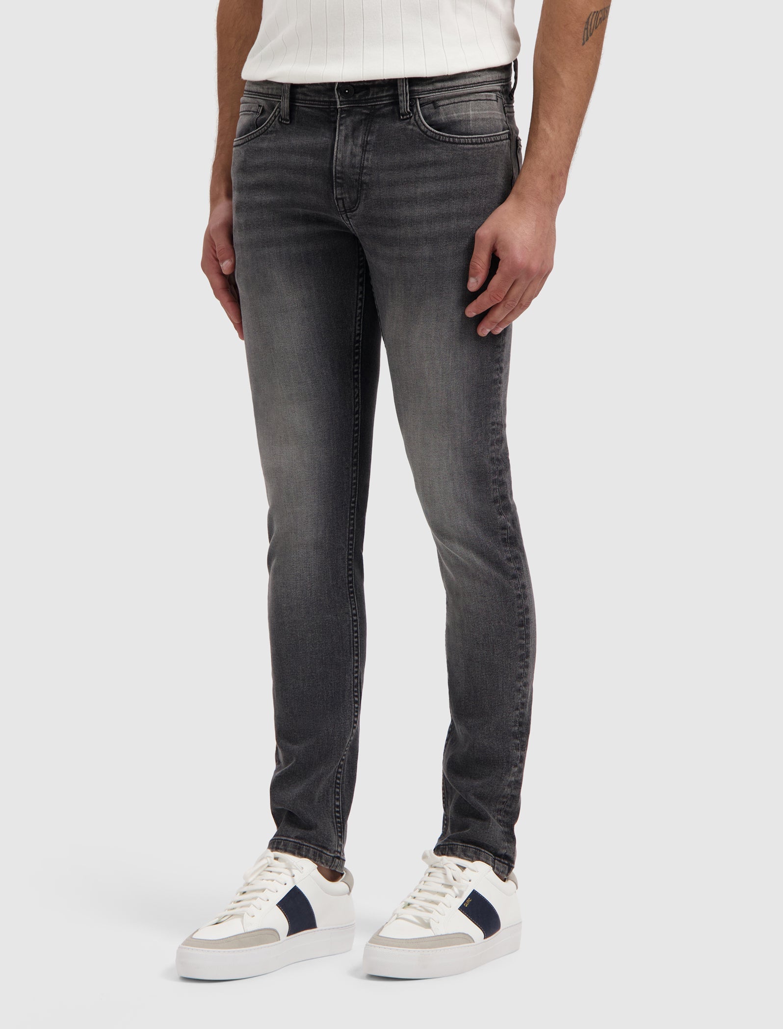 The Jone W1661 2.0 Skinny Fit Jeans - Denim Light Grey
