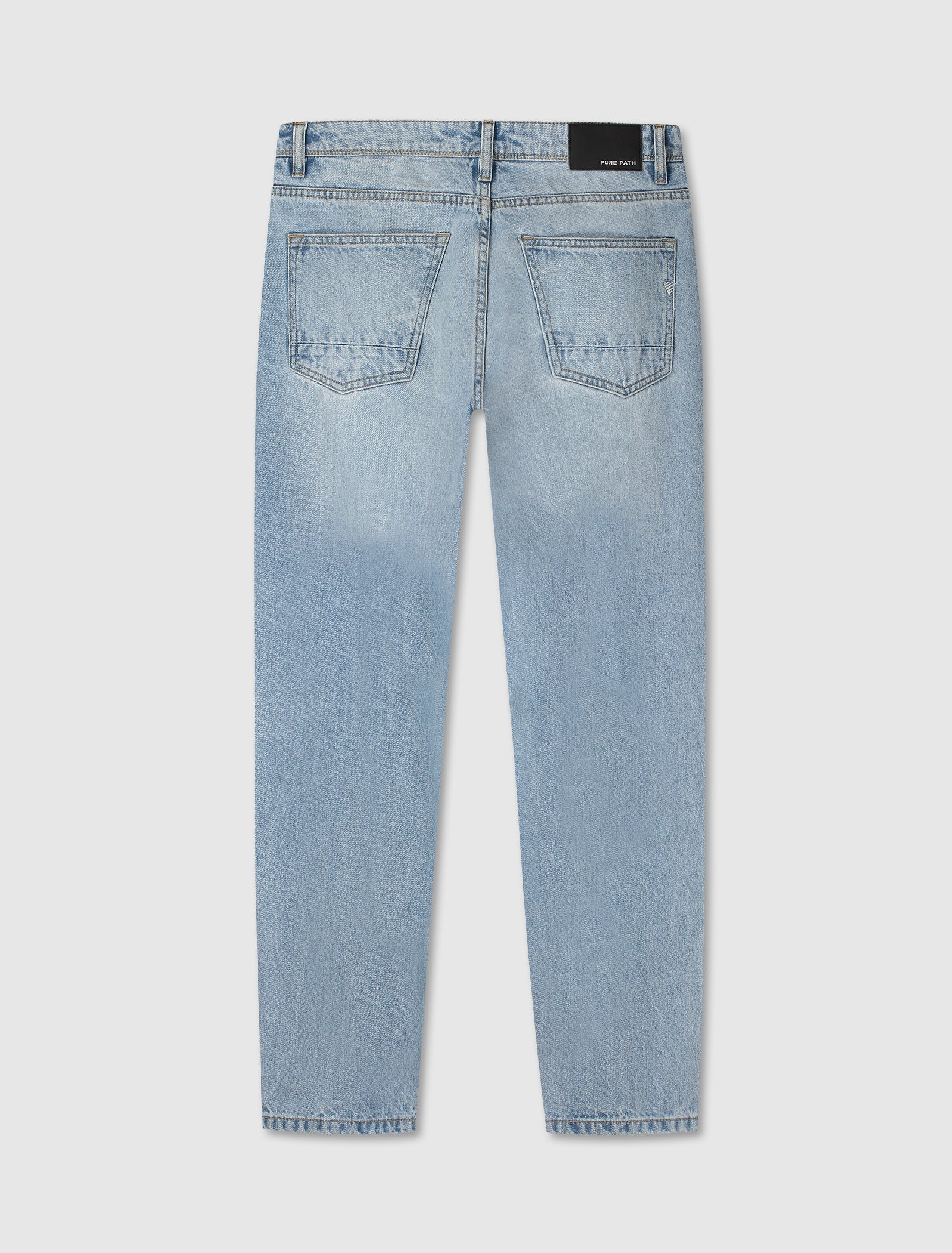 The Aiden W1673 Loose Fit Jeans - Denim Light Blue