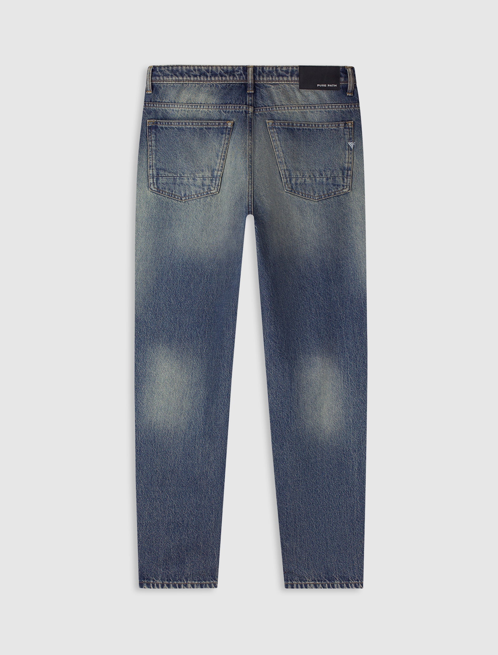 Pure Path The Chase Loose Fit Jeans- Denim Blue Green W1782
