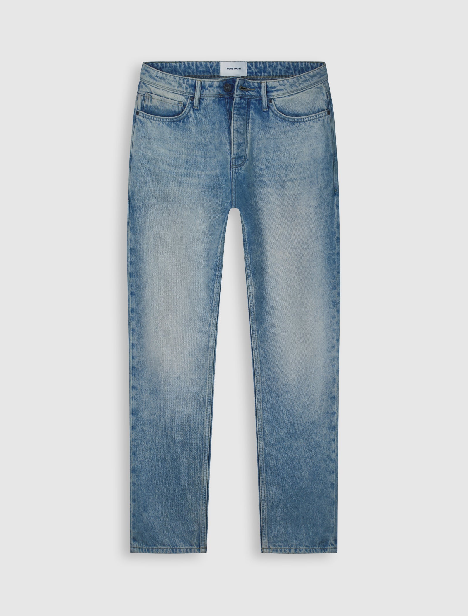 Pure Path The Eric Regular Fit Jeans- Denim Blue Green