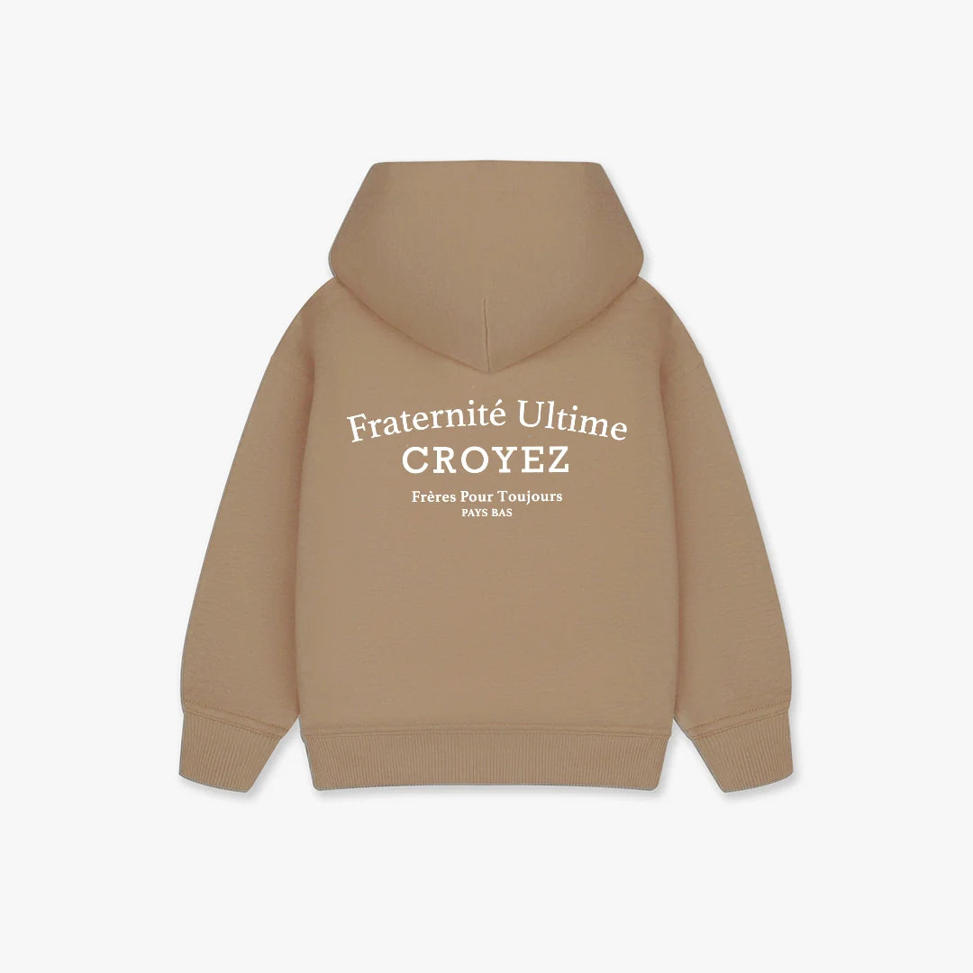 Croyez Mini Fraternite Zip-Hoodie- Dusty Olive