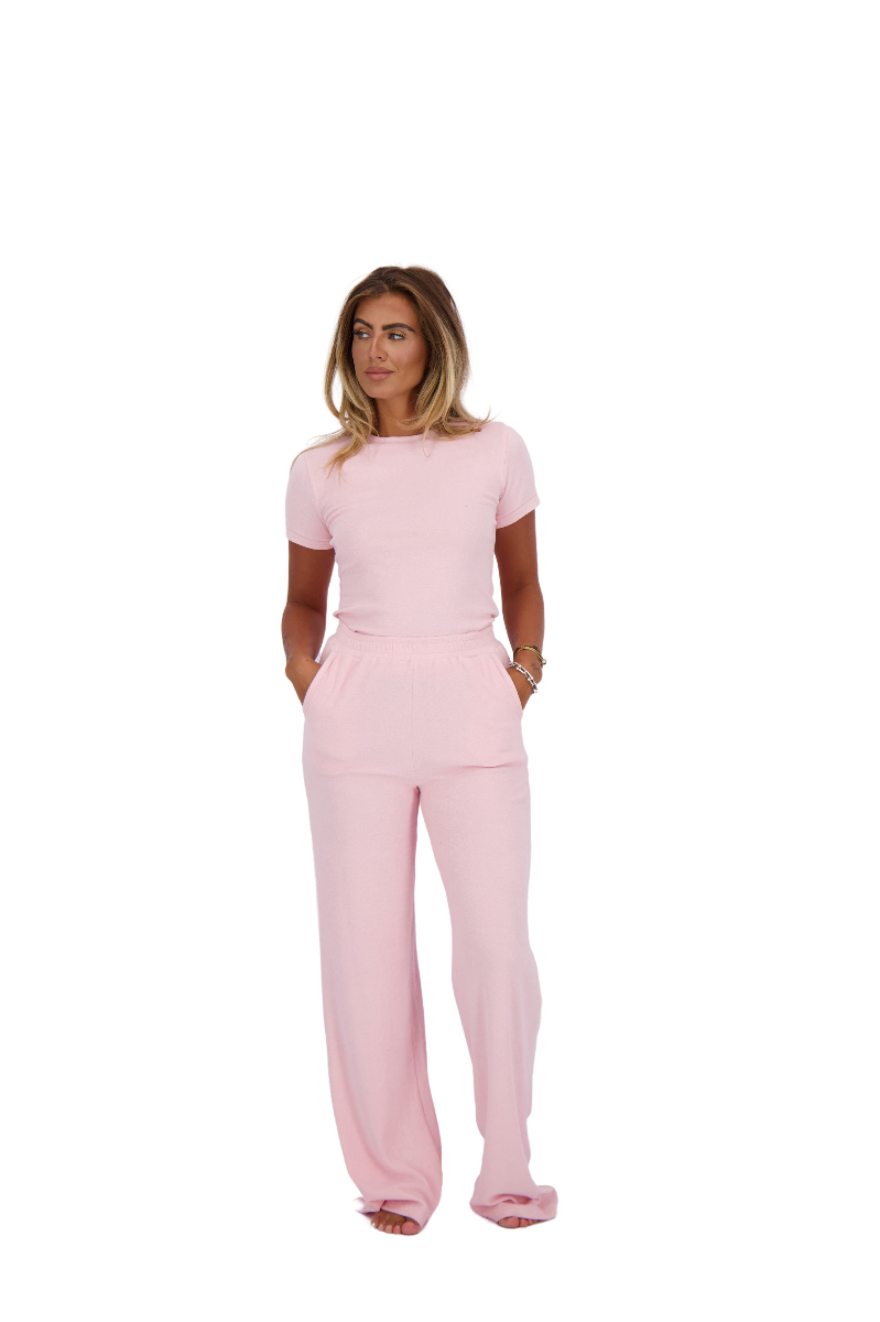 Reinders Brushed Cotton Pants- Prism Pink