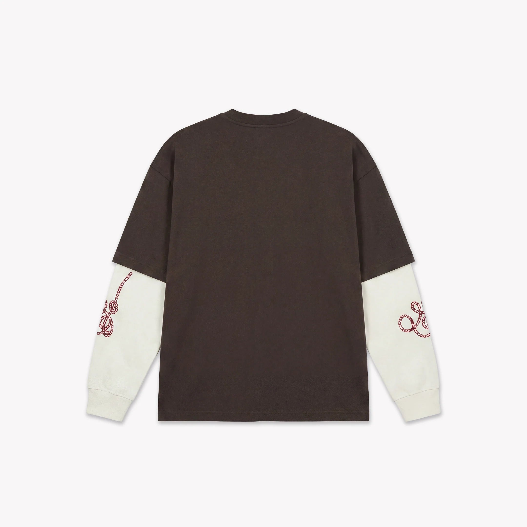 Croyez Cowboys Double Sleeve Longsleeve - Washed Brown
