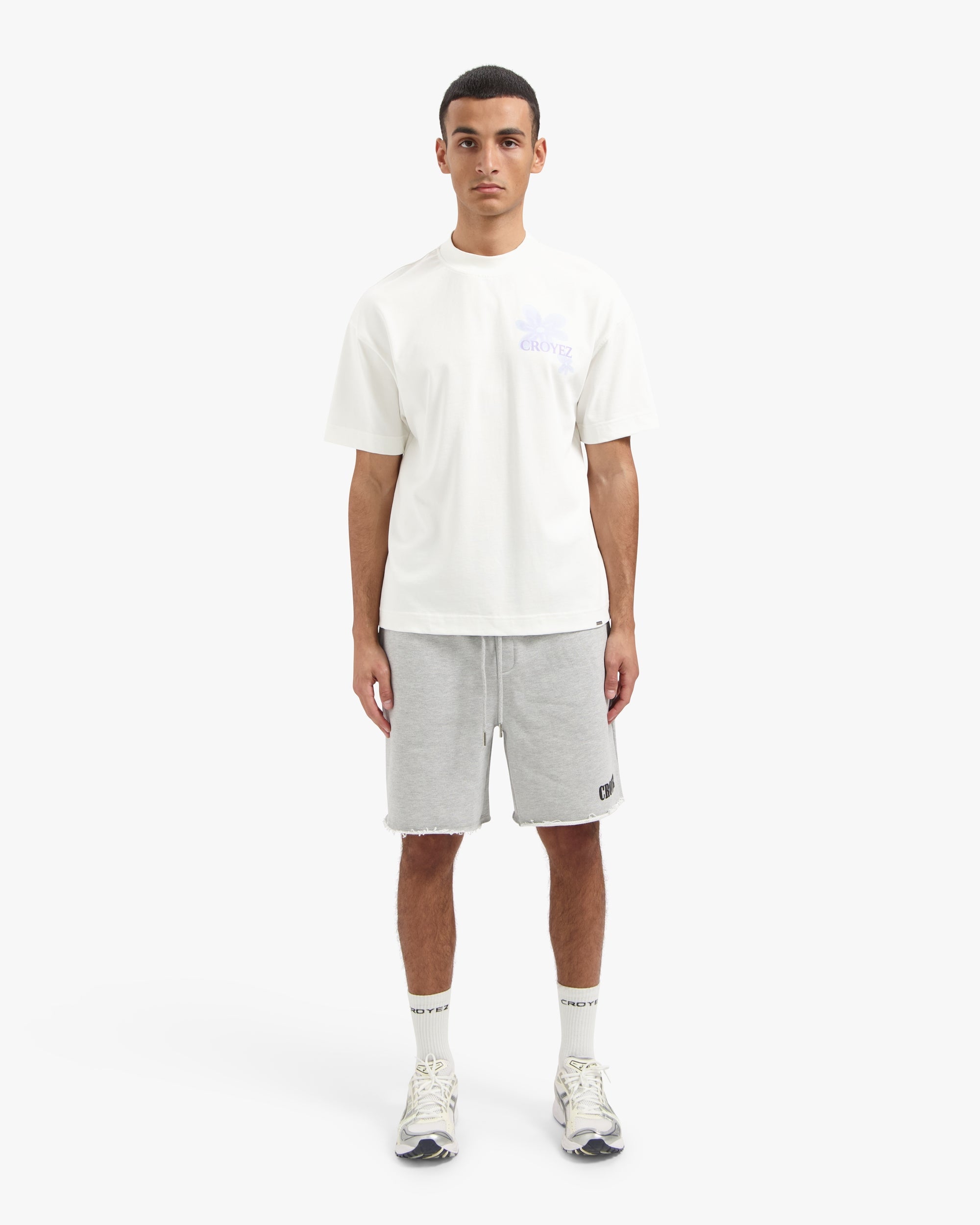 Croyez Botanique T-shirt- Off White/Lilac