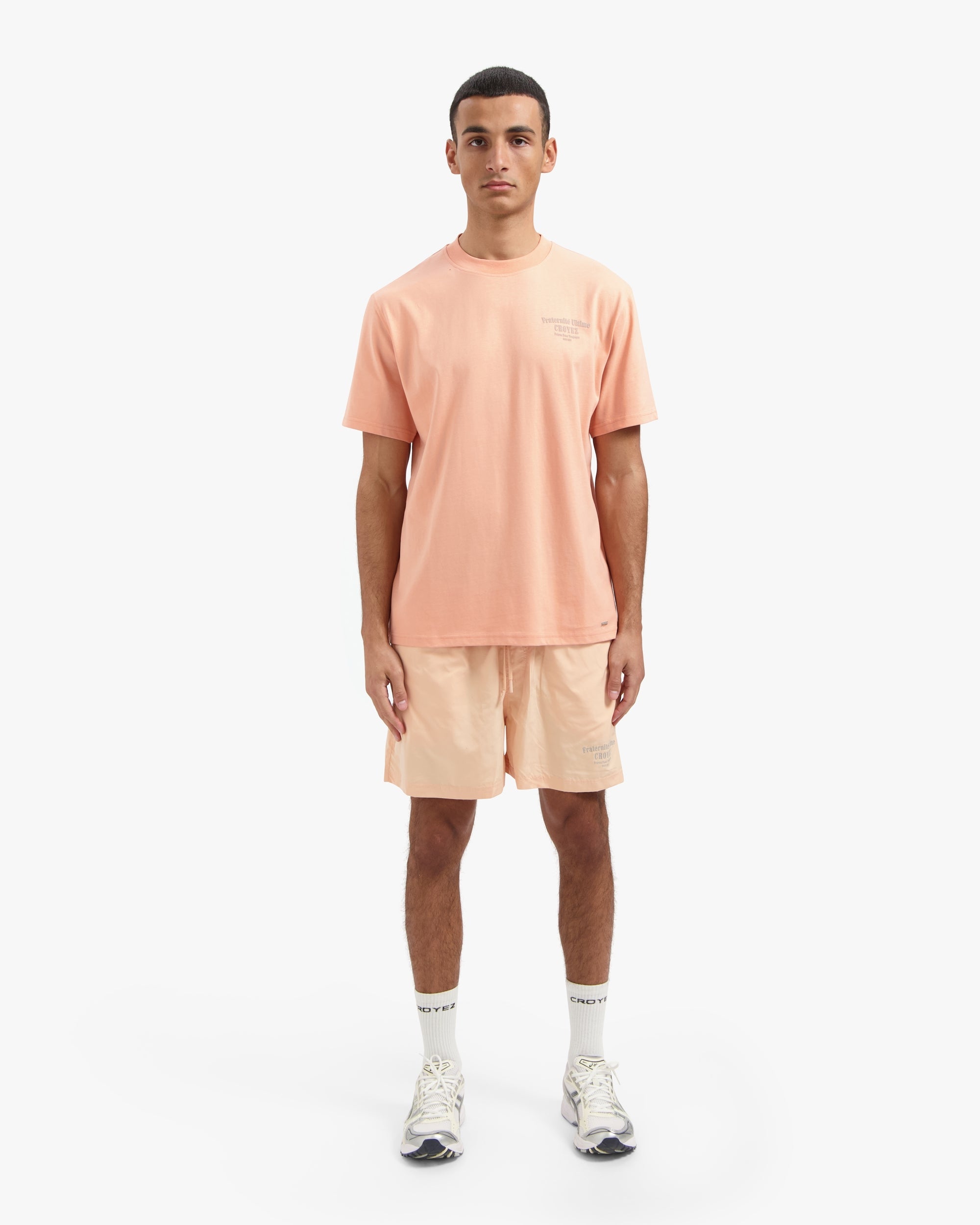 Croyez Fraternite Swim Short- Peach